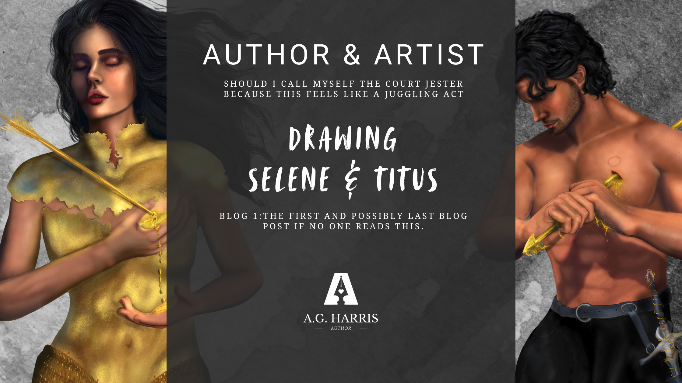 Drawing Selene &amp; Titus.