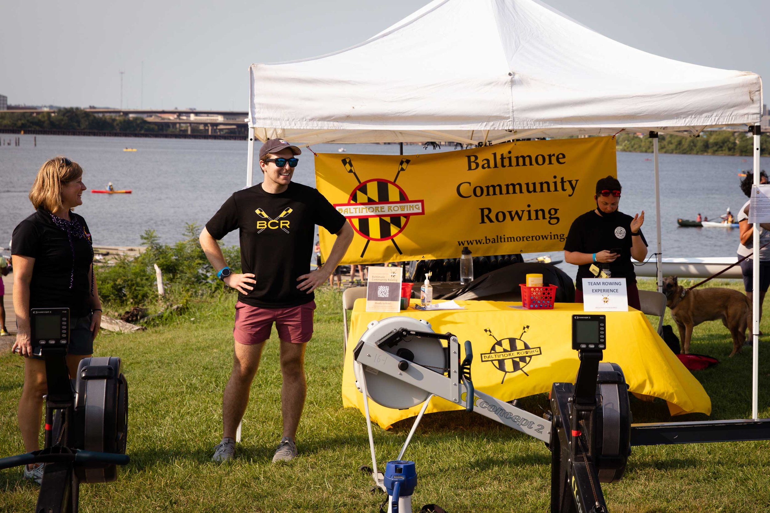  Baltimore Community Rowing tent 