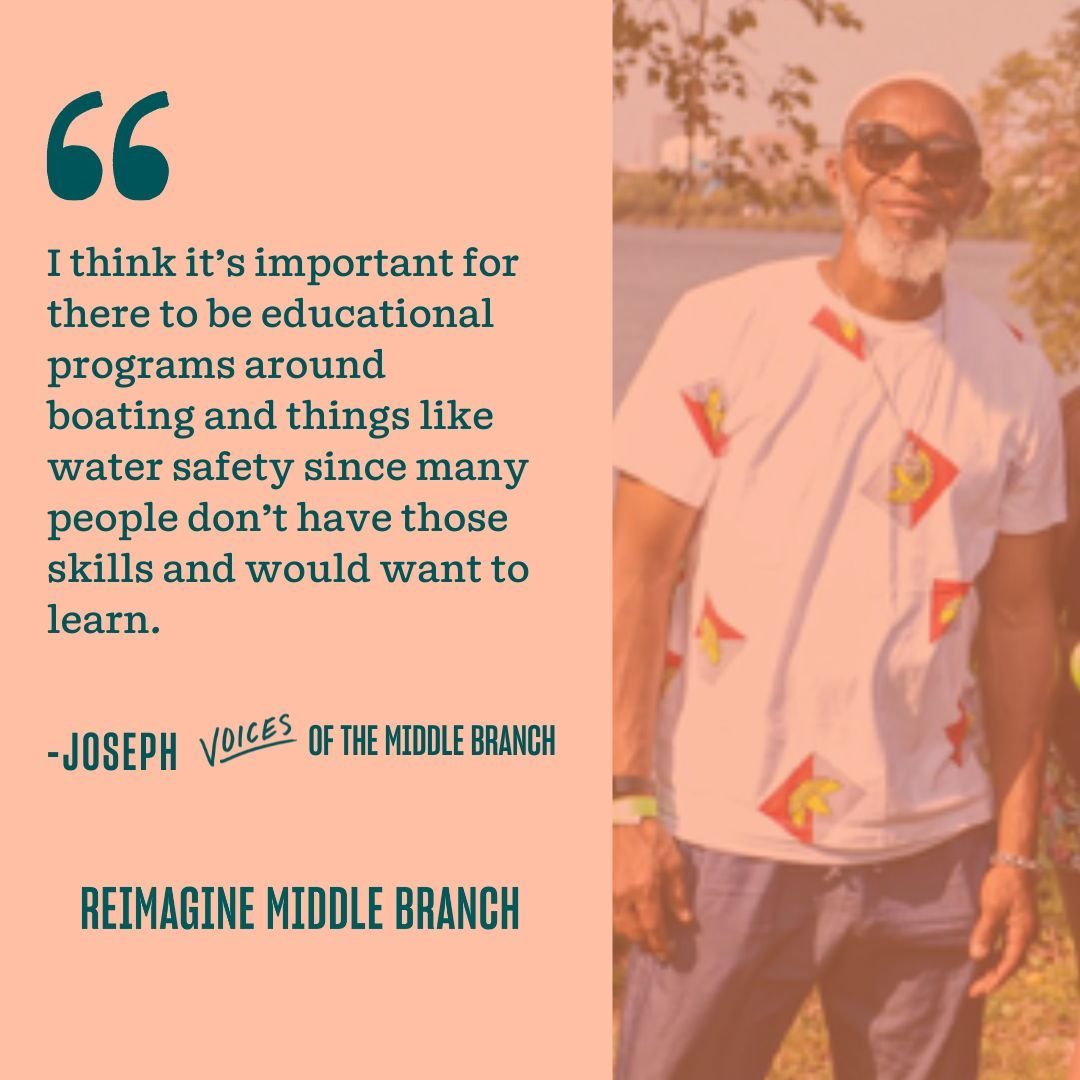 Enjoying the Voices of the Middle Branch series? This exciting initiative aims to honor the amazing communities surrounding the Middle Branch through captivating visual storytelling and we're looking to hear from more voices!

Reimagine Middle Branch