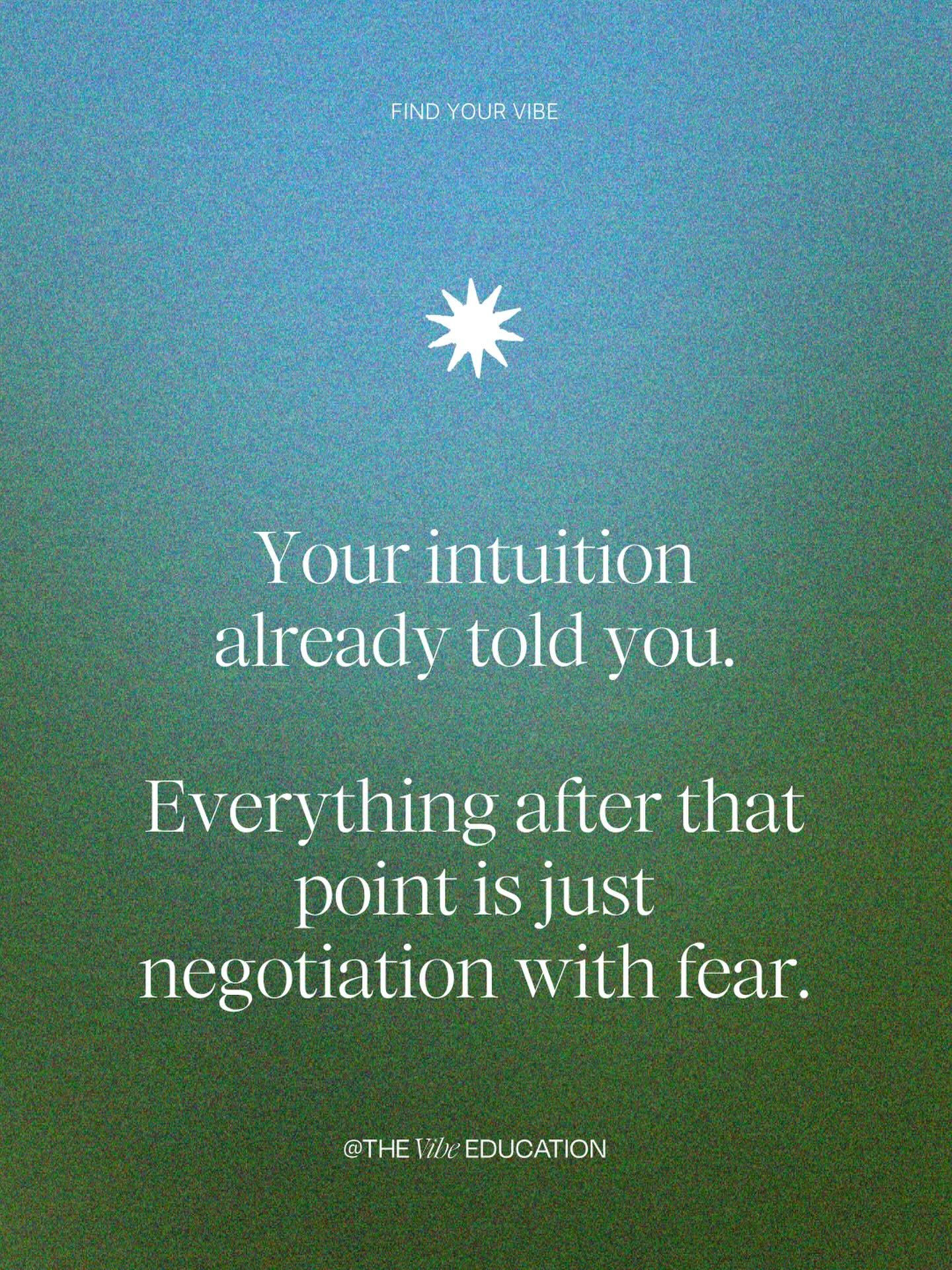 Look, we are often conditioned to use logic when it comes to decision making which means we often override our body&rsquo;s intuitive signals and can therefore feel confused, overwhelmed or unaligned with our decisions&hellip;

THIS is why understand