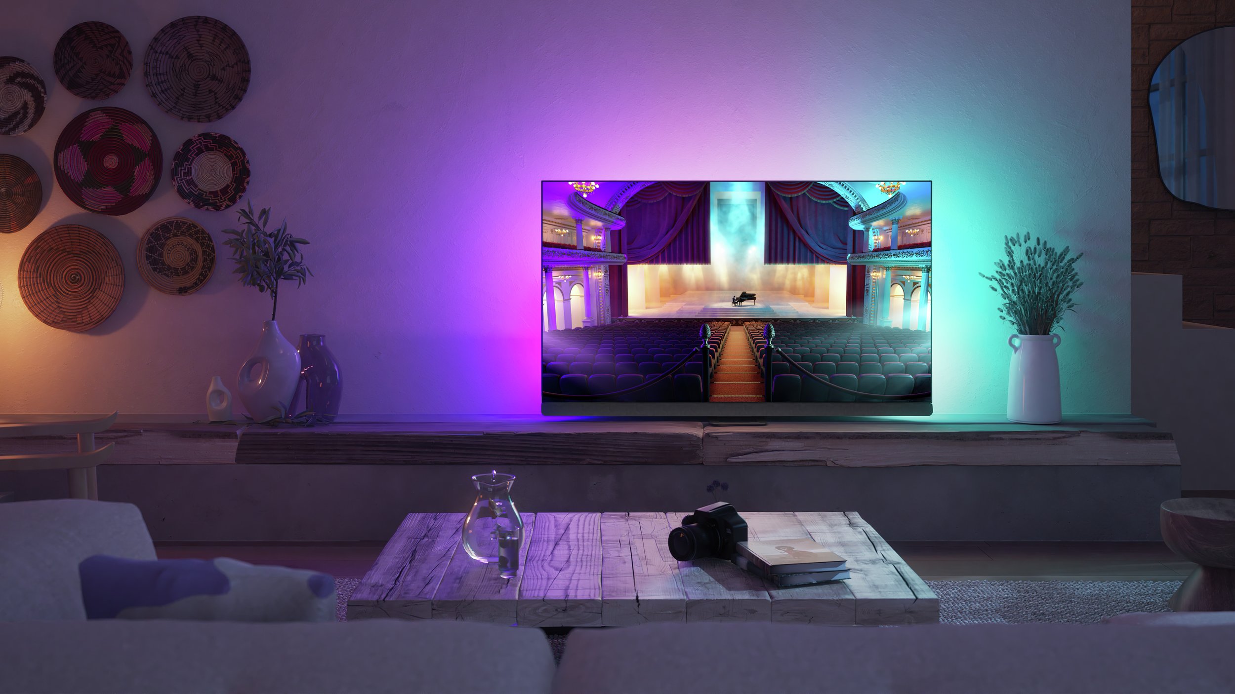 Philips Ambilight 4K + Philips Hue EXTREME Maximum lamps! 