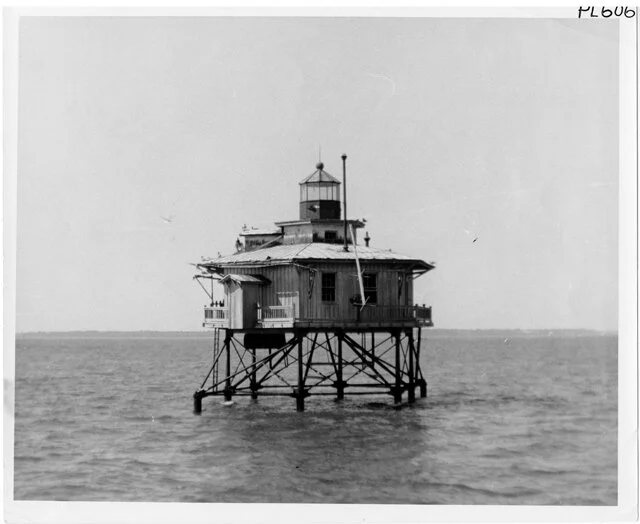 White Shoal Lighthouse abandoned