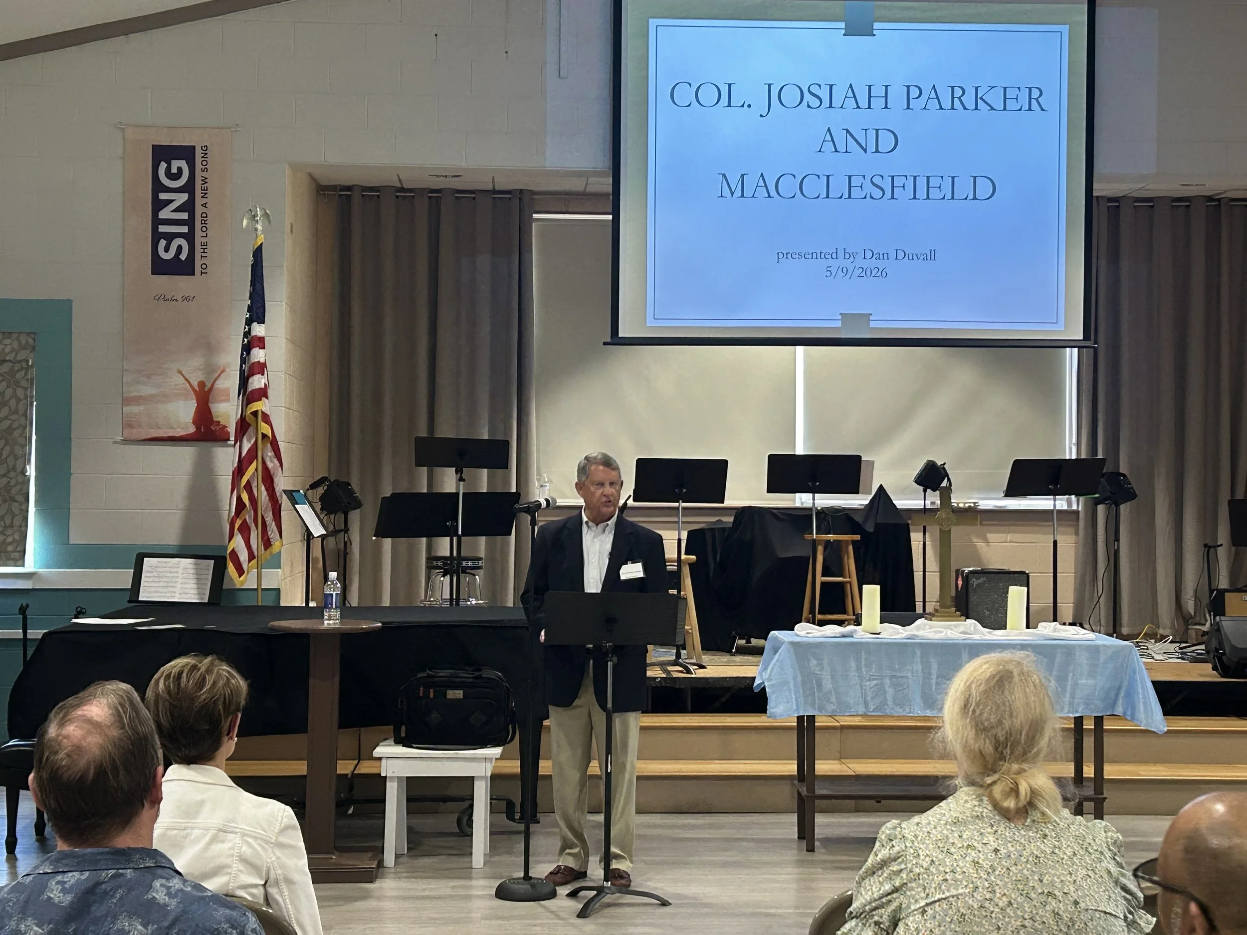 Daniel Parker Duvall, Descendant of Colonel Josiah Parker
