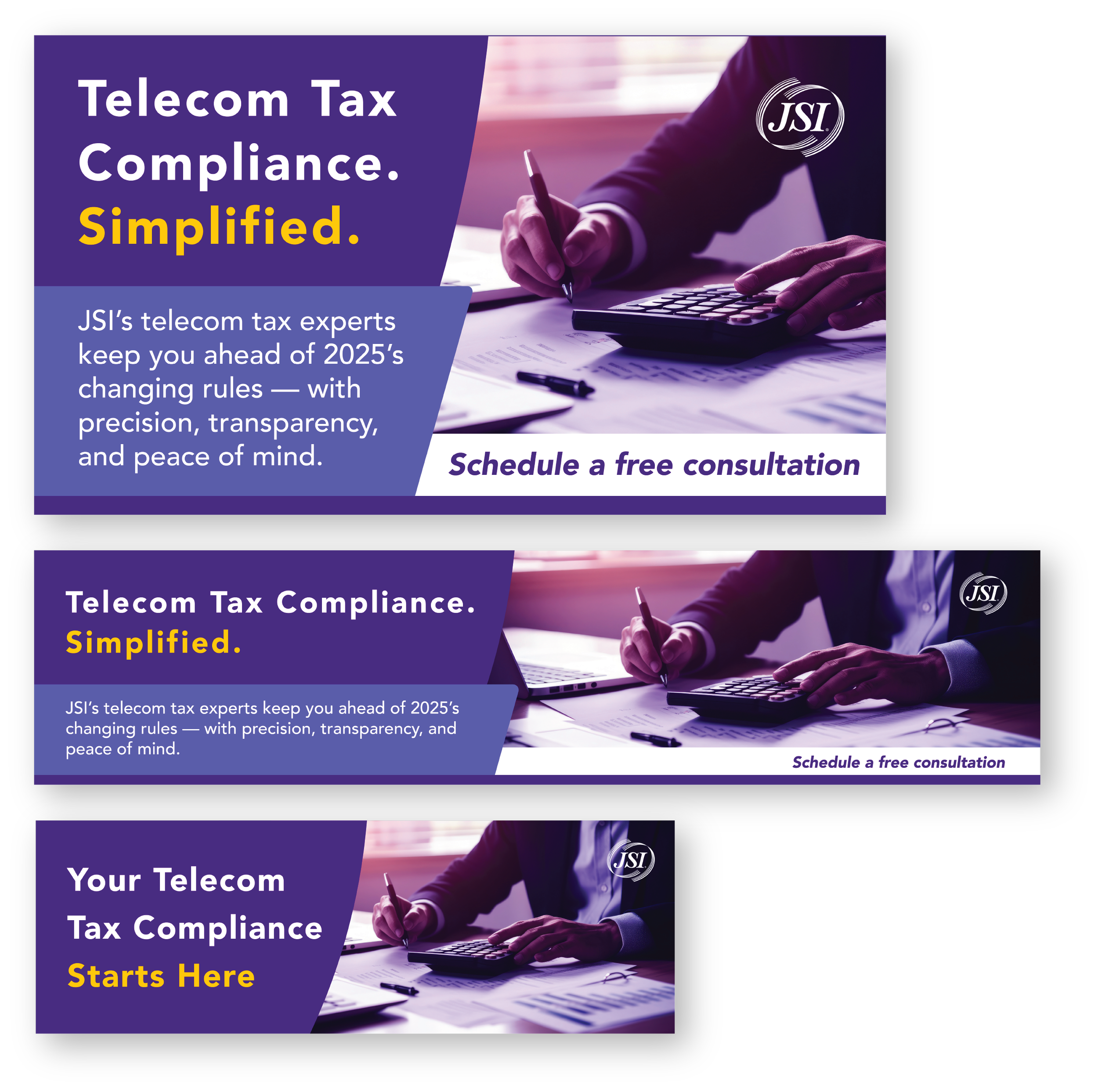 Tax Services Campaign
Visuals for tax services campaign to be used across different platforms for cohesive visuals