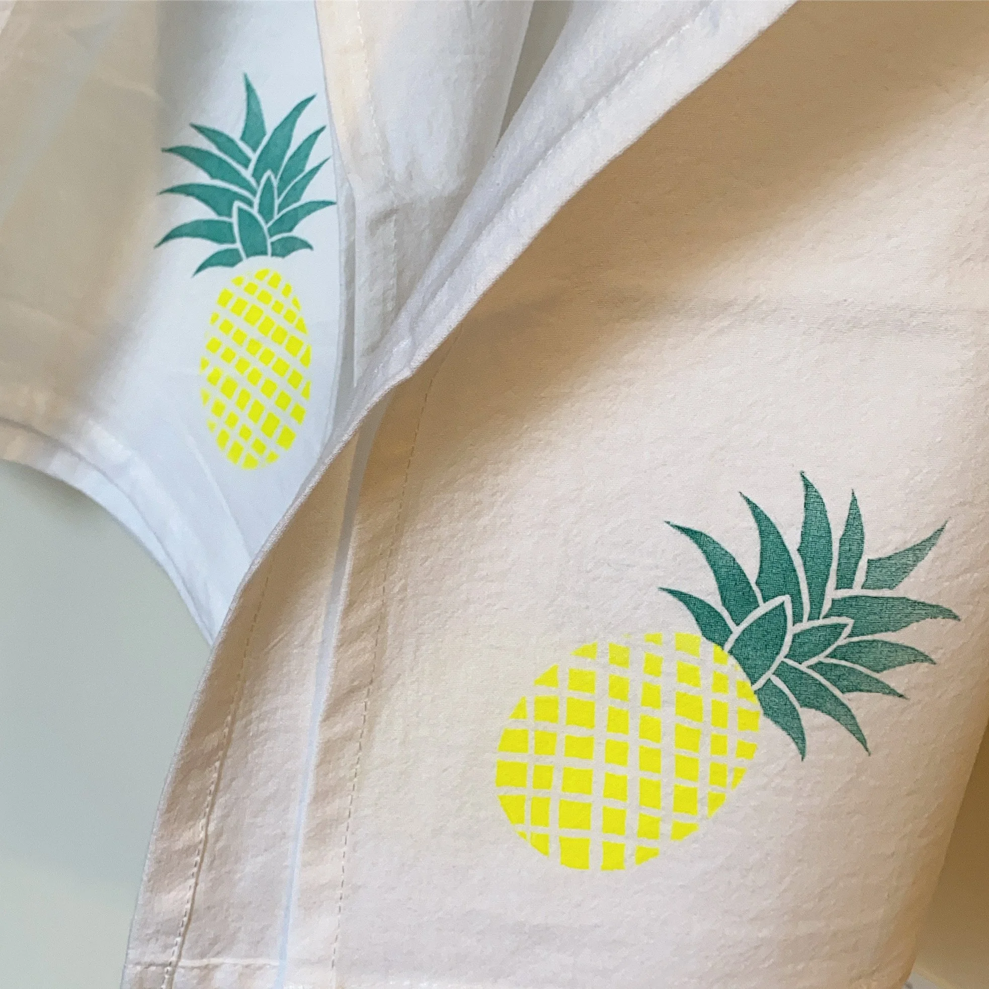 Pineapples
Tea towel linoleum print