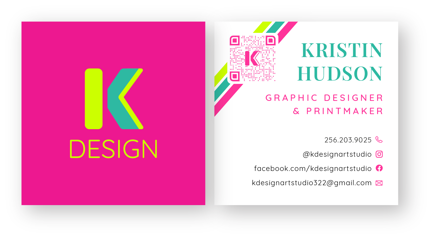 K Design Busness Cards