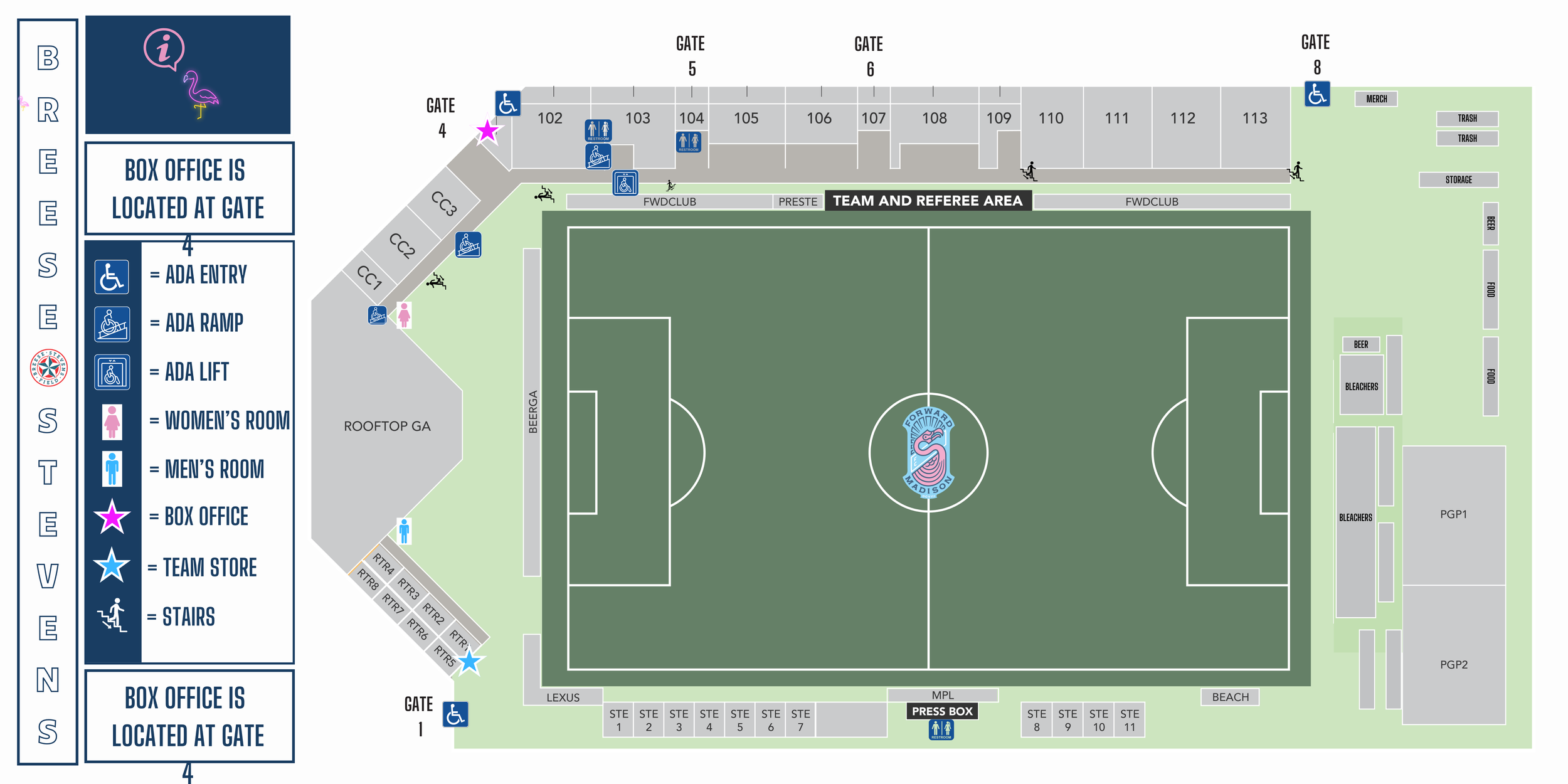 ADA — Breese Stevens Field