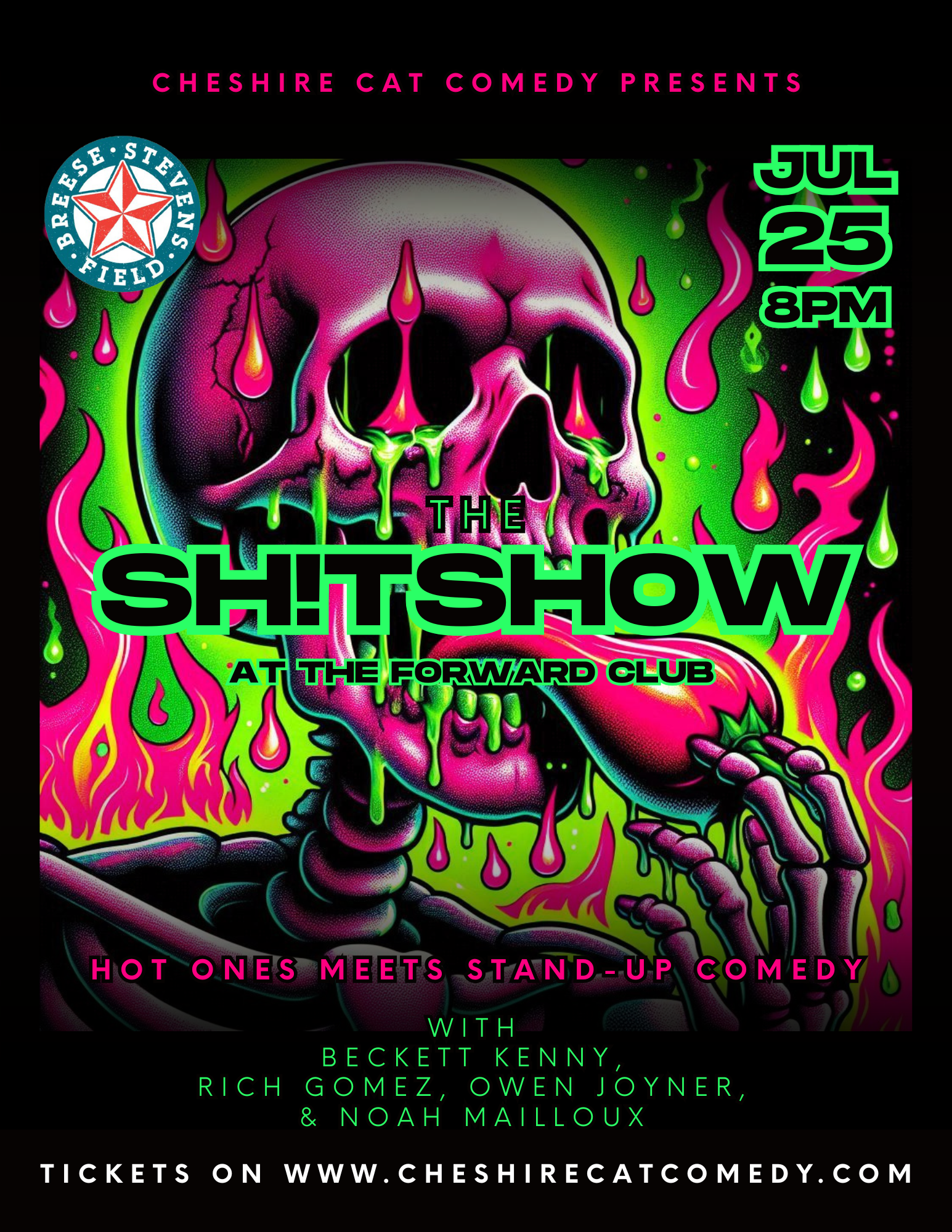 Cheshire Cat Comedy Presents...The Sh!tshow (Hot Ones Meets Stand-Up Comedy)