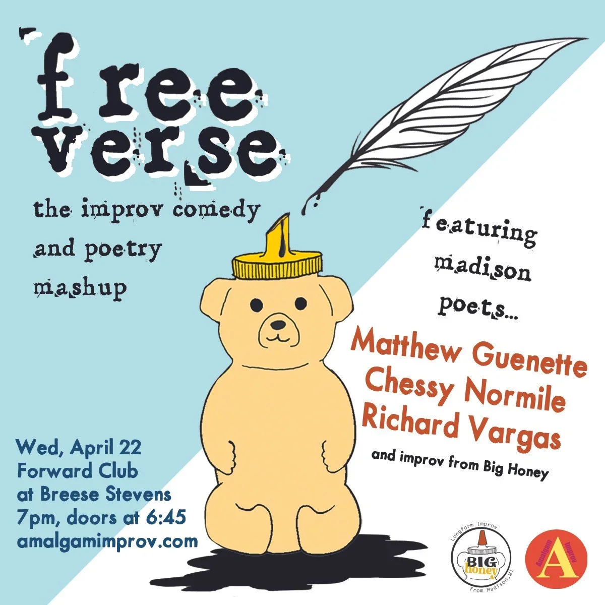 Amalgam Improv Presents: Free Verse - A Comedy &amp; Poetry Mashup Show