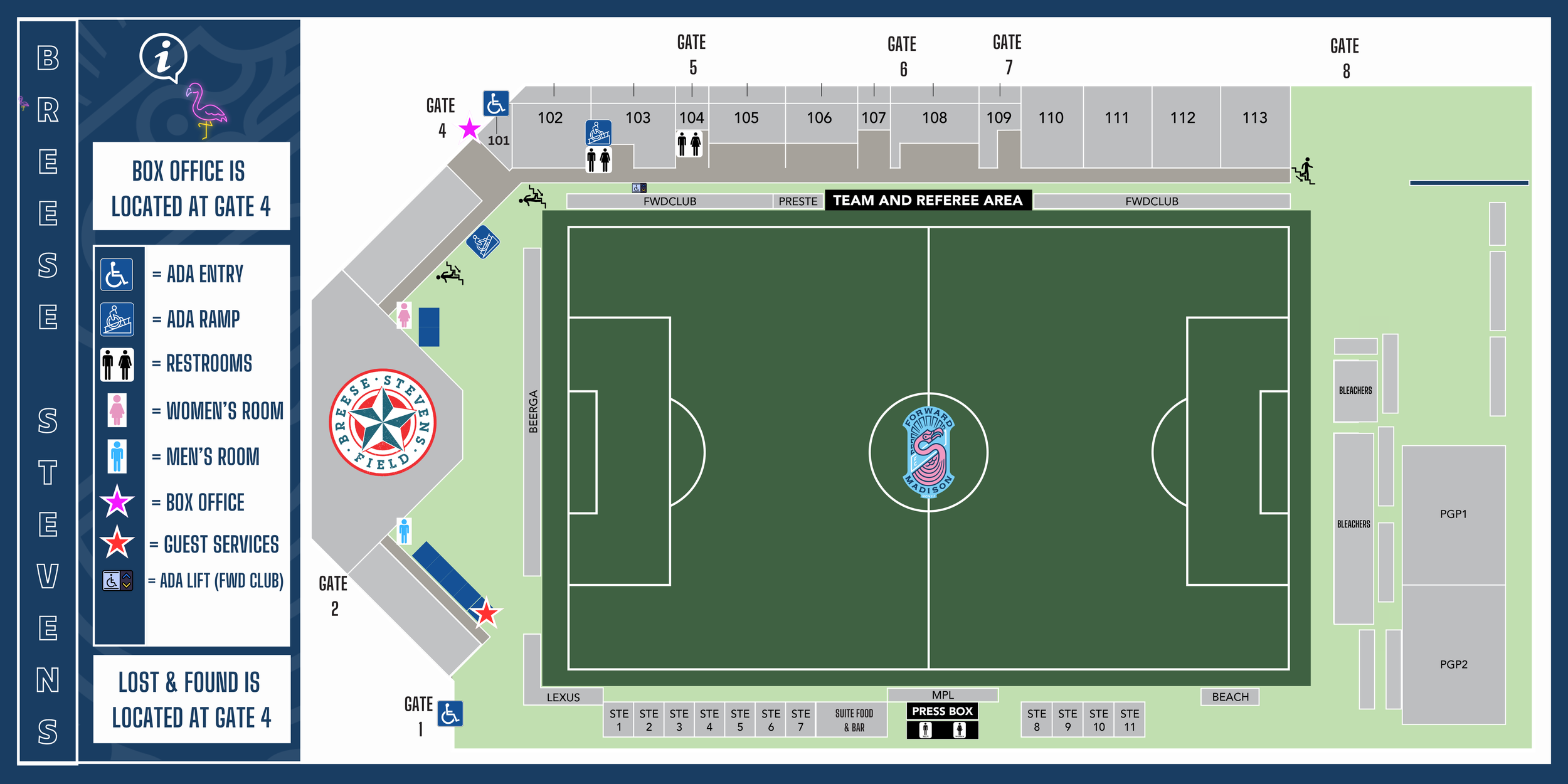 A - Z Guide — Breese Stevens Field
