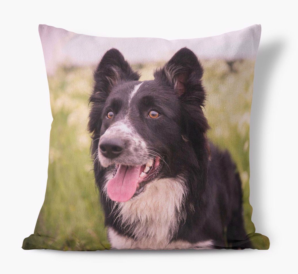 photo upload dog cushion, dog cushion