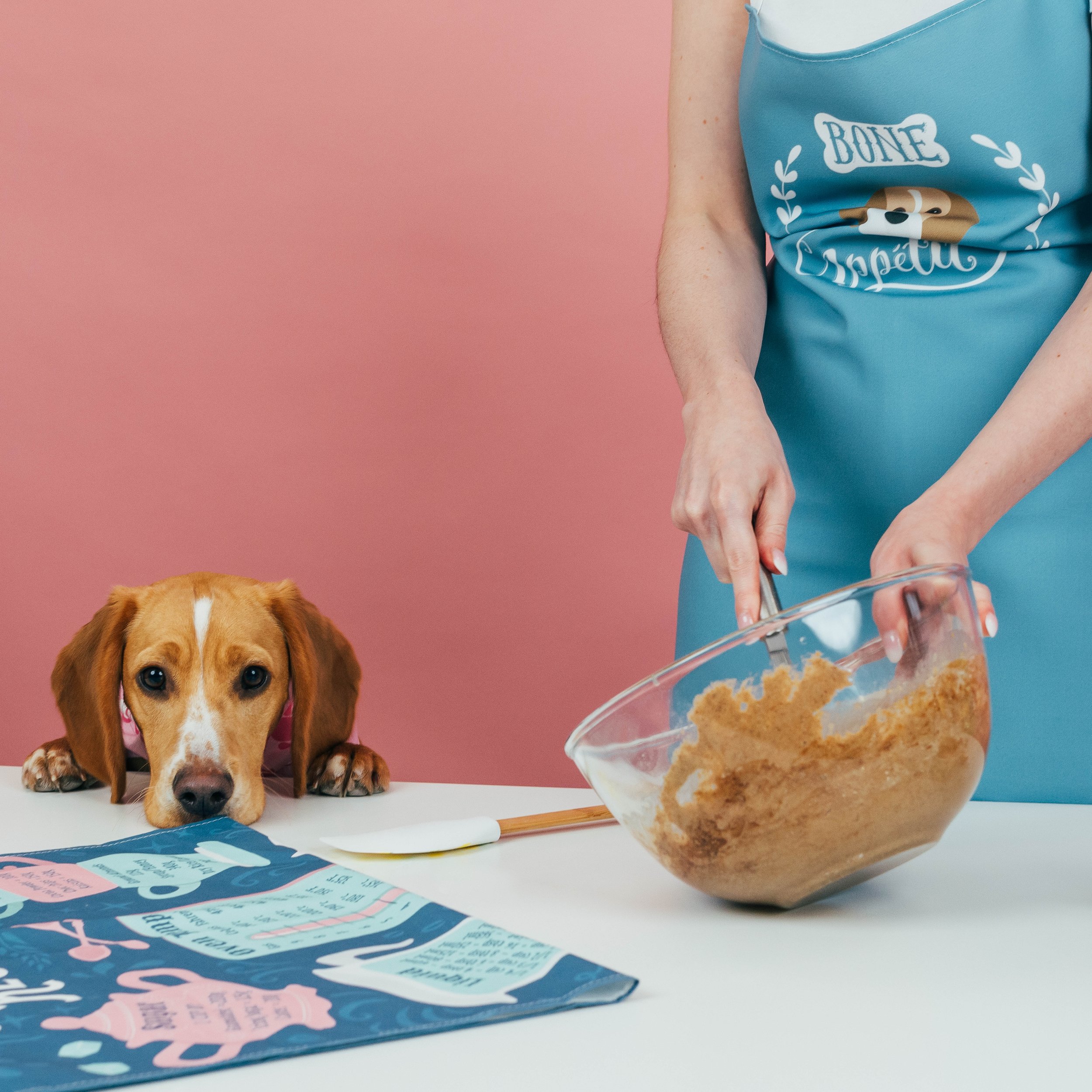 dog treats, homemade dog treats, personalised dog apron, personalised dog tea towel, dog friendly biscuits