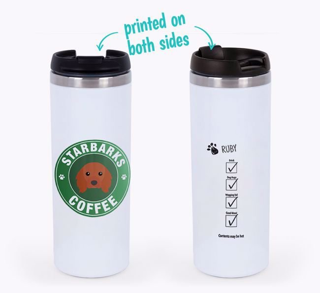 'Starbarks' - Personalised Dog Travel Mug