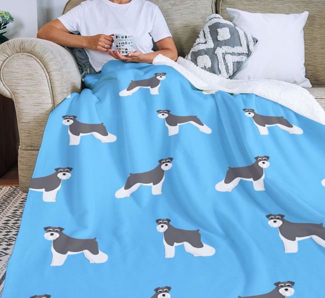 Dog Icon Pattern: Personalised Blanket