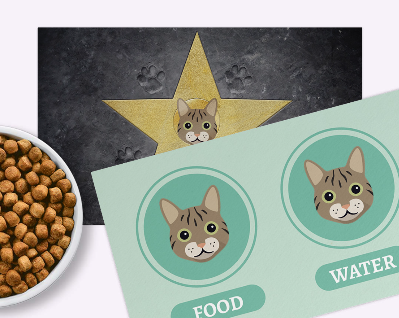 Personalised Cat Feeding Mats