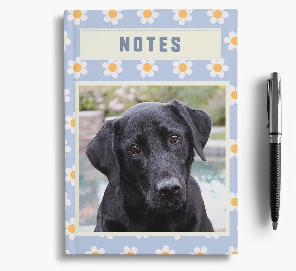 Daisy Pattern: Photo Upload Notebook/Planner