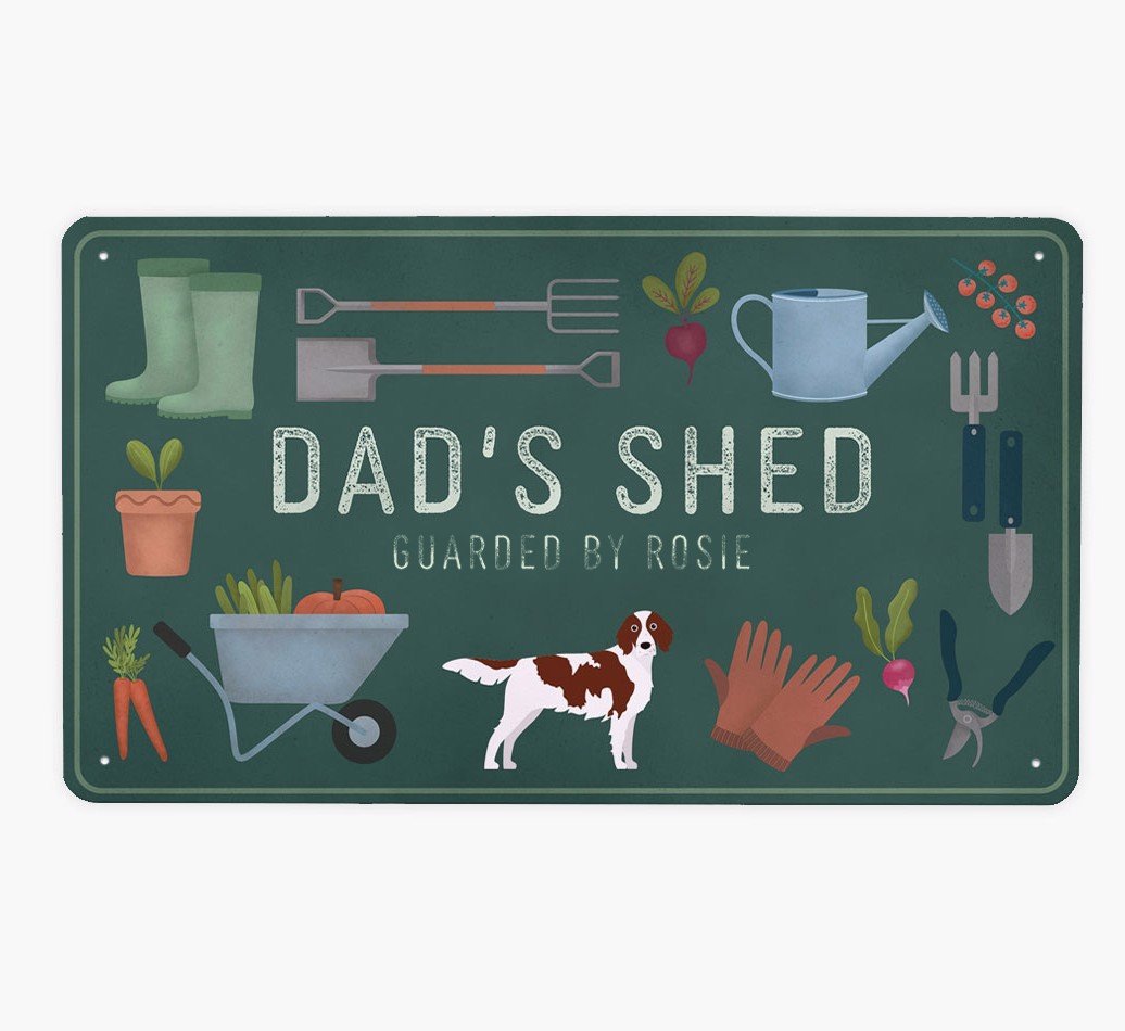 Dad's Shed: Personalised Metal Sign