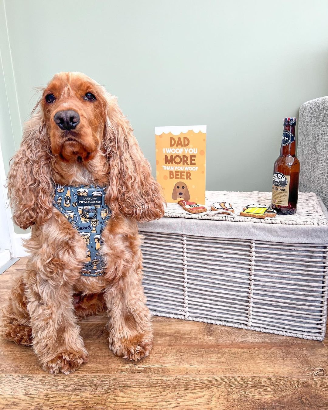 I Woof Your More Than Beer Card