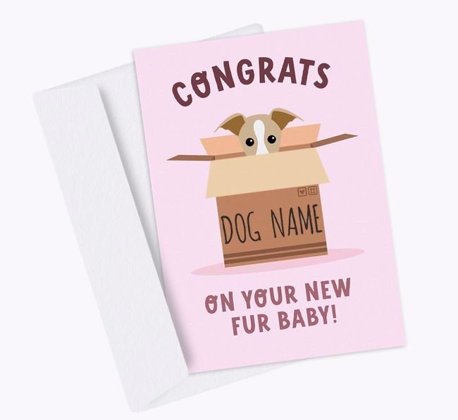 Personalised New Fur Baby Card