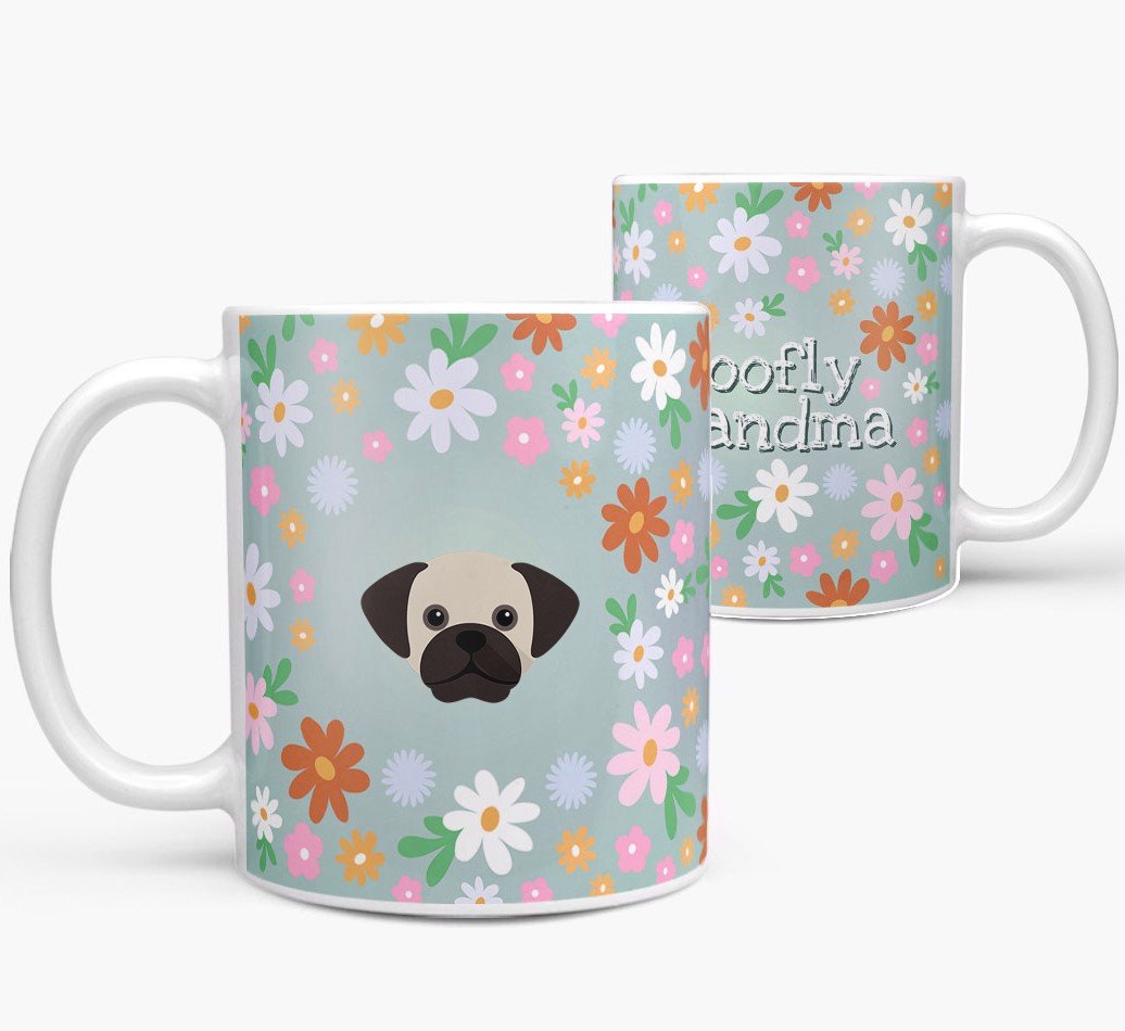 Dog grandma gifts, gifts for dog grandmas, personalised gifts for dog grandma, personalised mug, grandma gifts