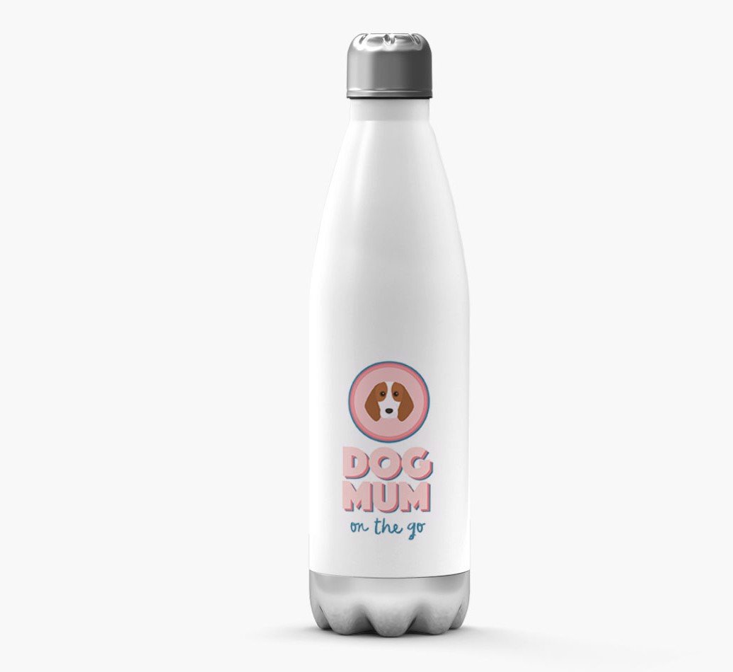 dog mum water bottle, personalised dog mum water bottle, dog mum bottle