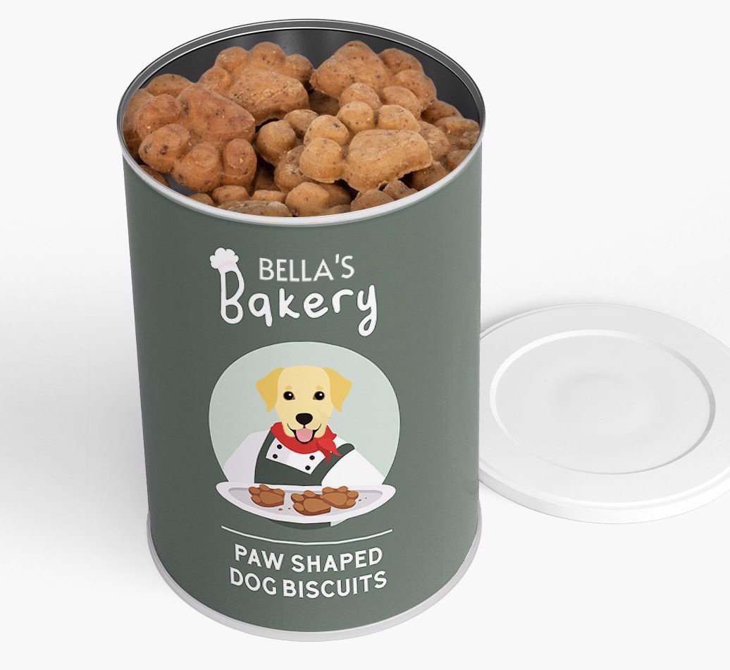 dog biscuits, dog paw biscuits, paw biscuits, personalised dog biscuits, paw shaped dog biscuits
