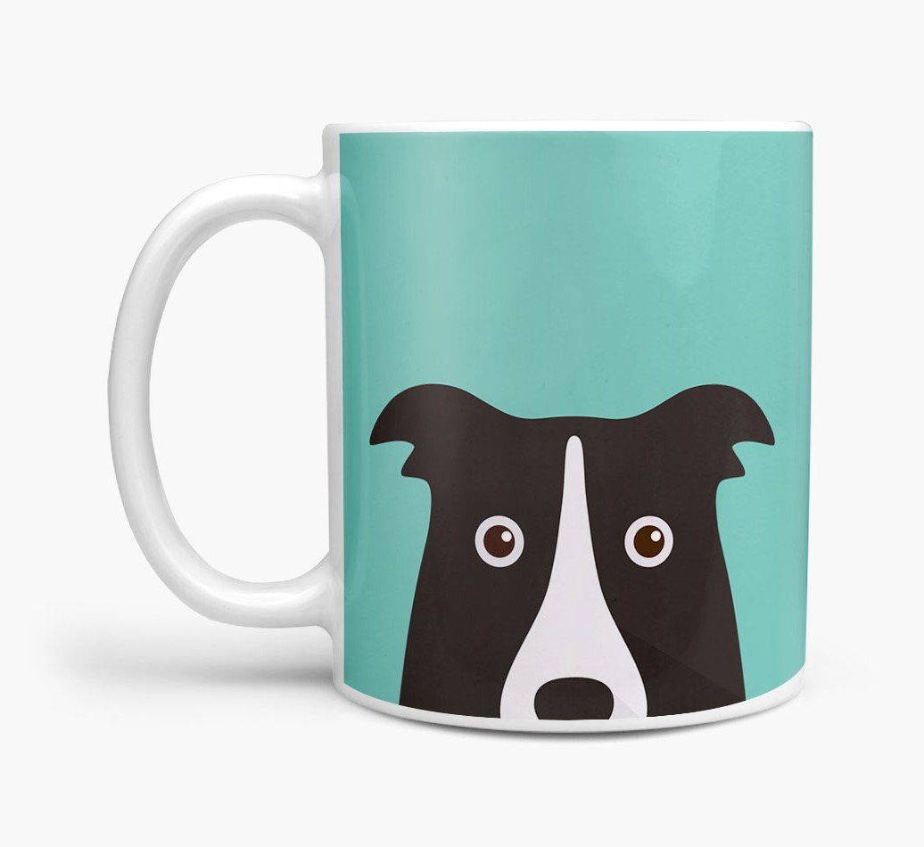 border collie mug, personalised dog mug, personalised welsh sheepdog mug, dog mug, dog lover mug, dog lover gift