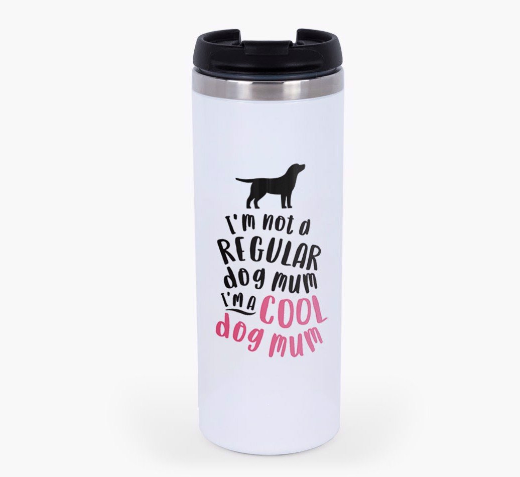 cool dog mum travel mug, dog mum travel flask