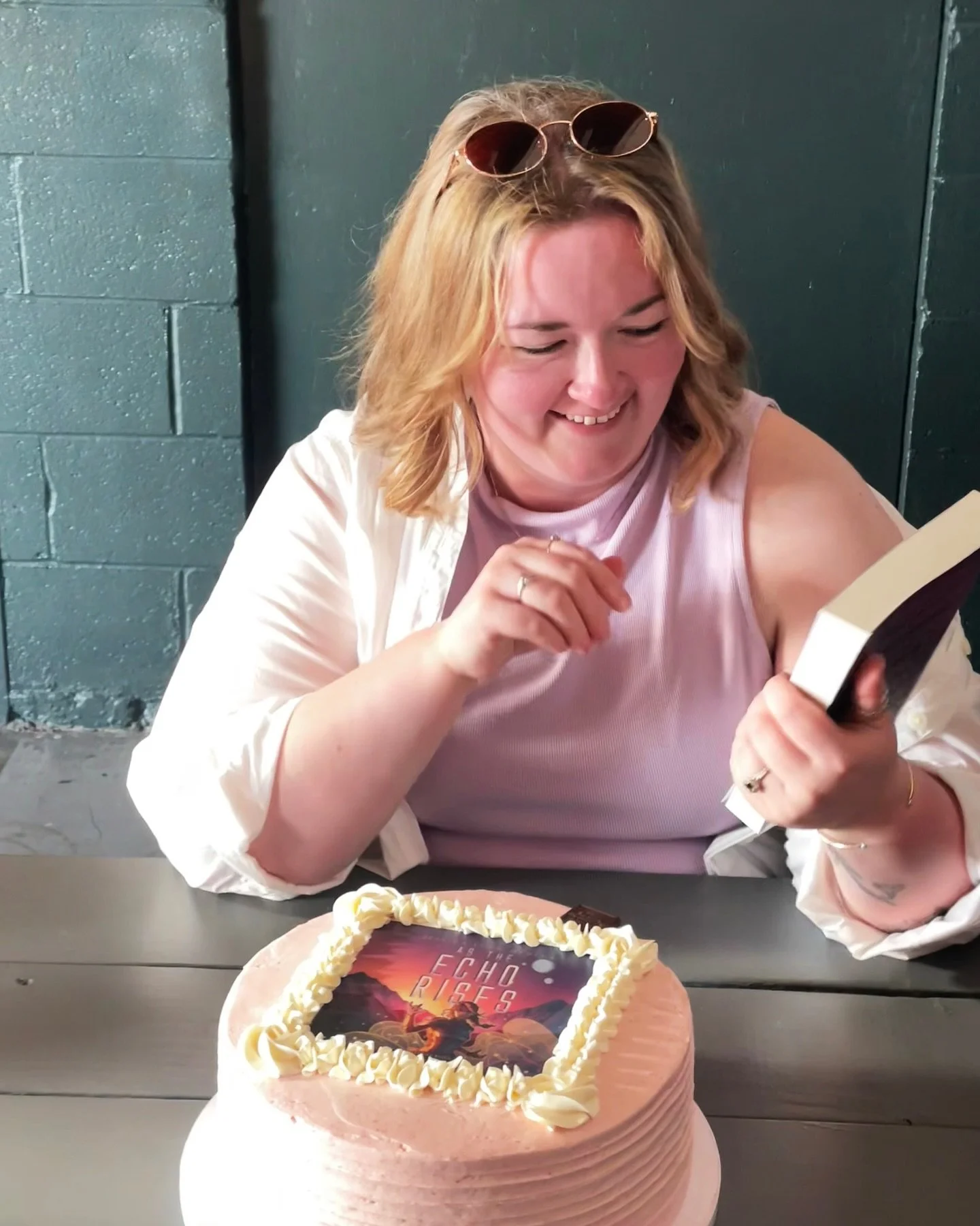 The bittersweet feels of wrapping up a trilogy are unmatched... thank you to everyone who came out to celebrate my book release... I appreciate each and every one of you who showed up, even if it was just for the free snacks (who can resist good chee