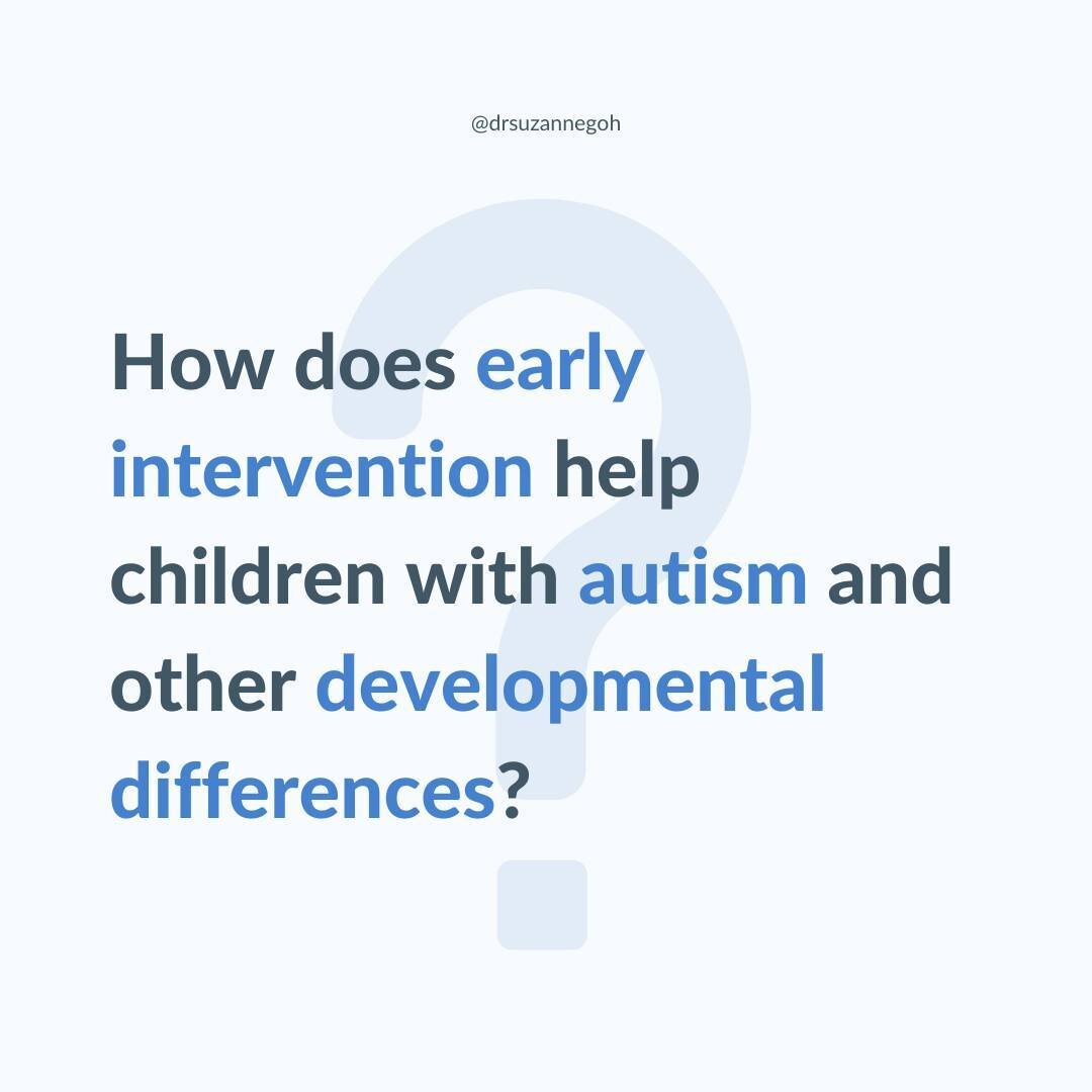 In the field of autism care, the term &ldquo;early intervention&rdquo; refers to when a young child begins therapeutic services early in life to help them reach missed developmental milestones.

Research studies have found that when a child with auti