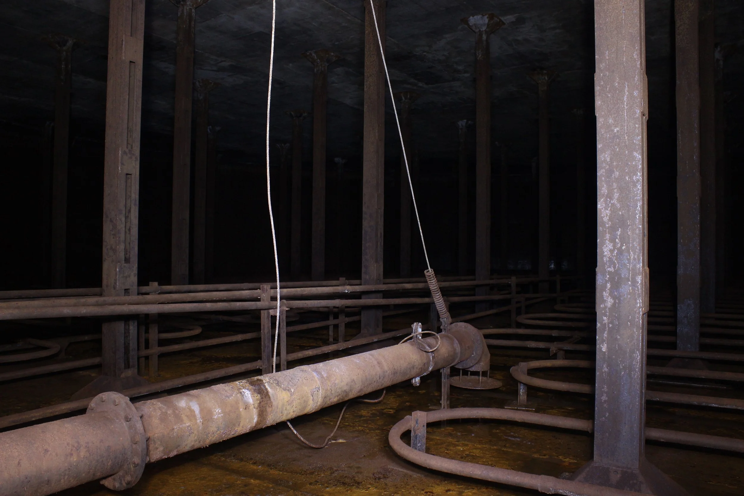 WW2 fuel storage tank.