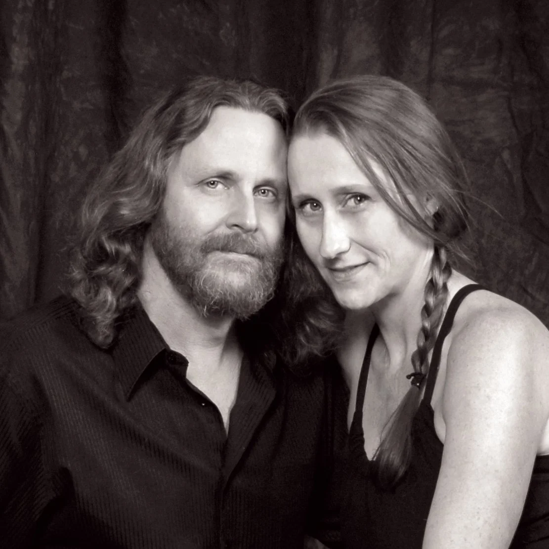 Independent authors Michael R. Swanson & Amanda K. King posing for author photos.