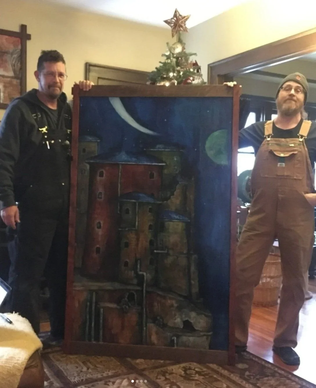 ThingsTheyBuriedCoverPaintingFramed_w-MichaelBFee%26MichaelRSwanson.jpg