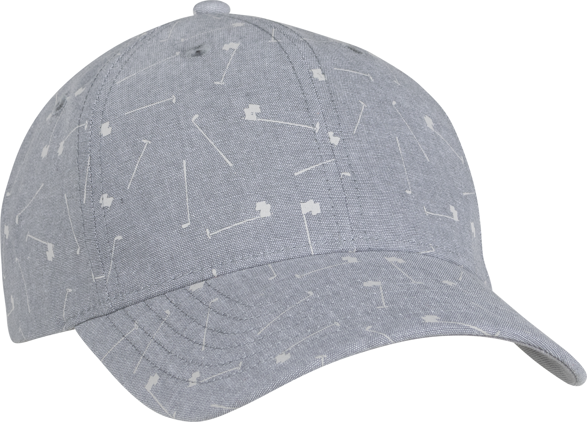 052G Lt. Grey Linen/Golf Flags
