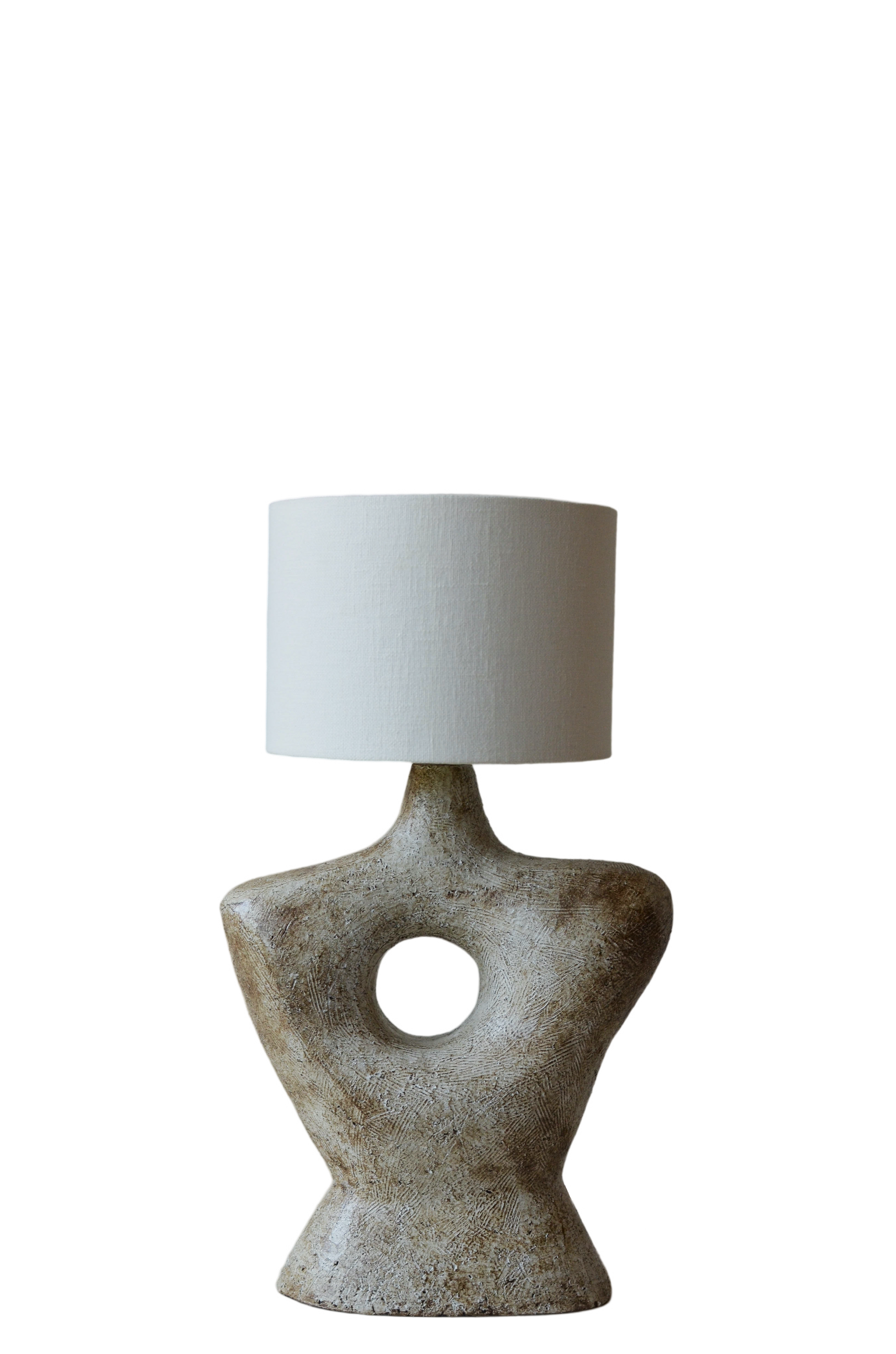 SOMA II TABLE LAMP, STONEWARE, GLAZE, CERAMIC BASE DIMENSIONS 35 X 25 (CM)
