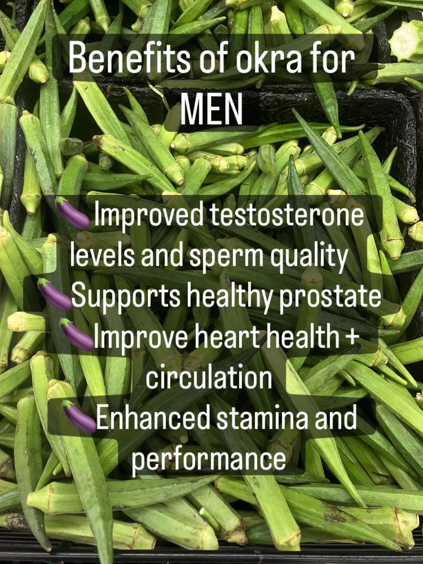 Guys, it&rsquo;s not just for women. Your sexual health is important, too. But okra water is not just for sexual health but that&rsquo;s what count the most. Am I right or am I right? 🤣

Thank me later 😉.

#menshealth #prostatehealth #pelvichealth 