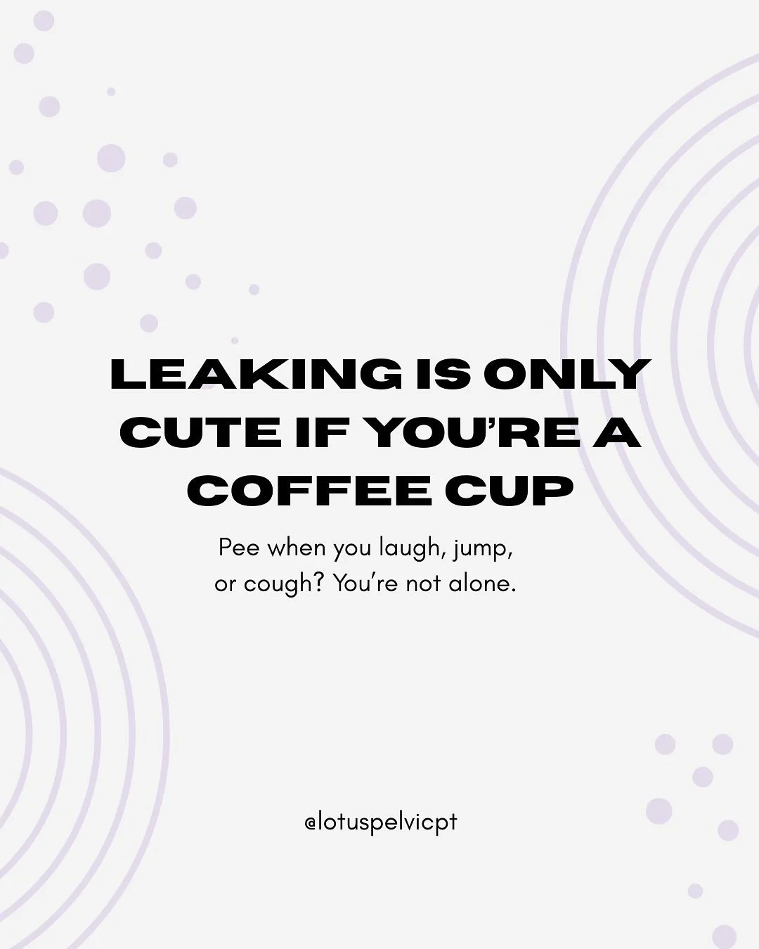 I said what I said.

#leaking #incontinence #urology #pelvichealth #pelvicfloor #physicaltherapist #kegel #kegelexercises #pelvicfloorexercises #pelvicfloorphysicaltherapy #womenshealth #prenatal #postpartumfitness #womenlifting #momswholiftweights