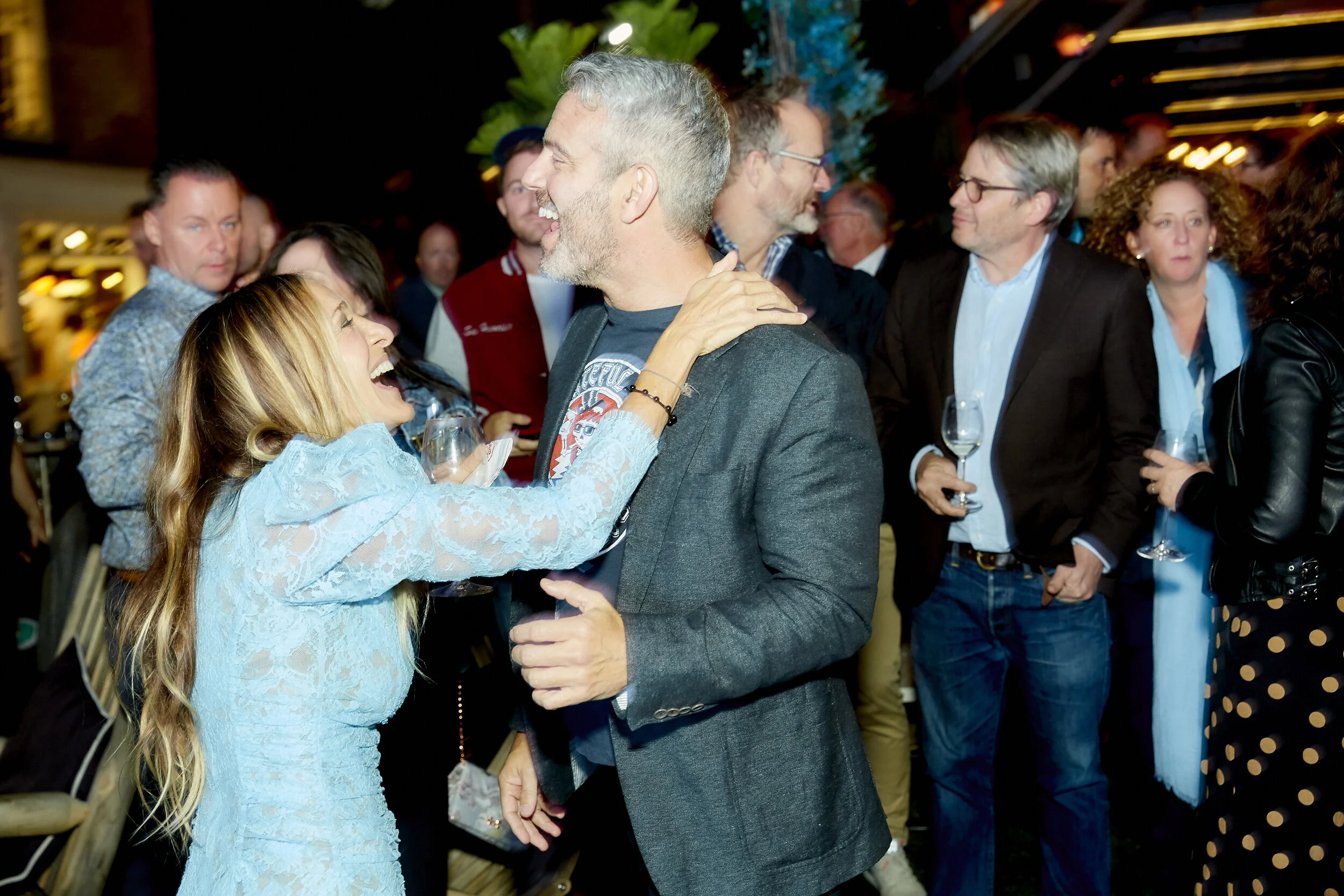  Sarah Jessica Parker &amp; Andy Cohen - Invivo Wines 