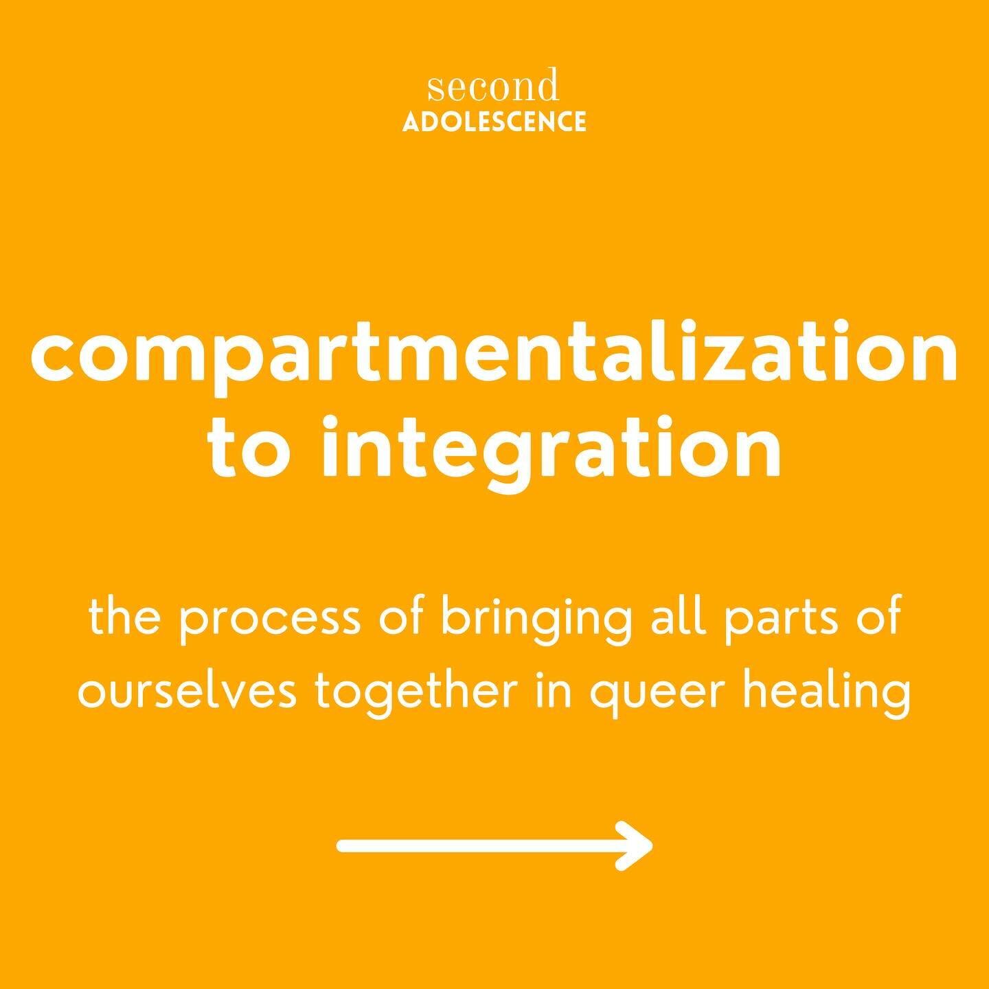 This tends to be the process for so many of us. Deconstructing the blockaded internal worlds our younger selves built to get by. Continuously learning to remove walls. Moving towards integrating all parts of us, and shedding shame that once encased t