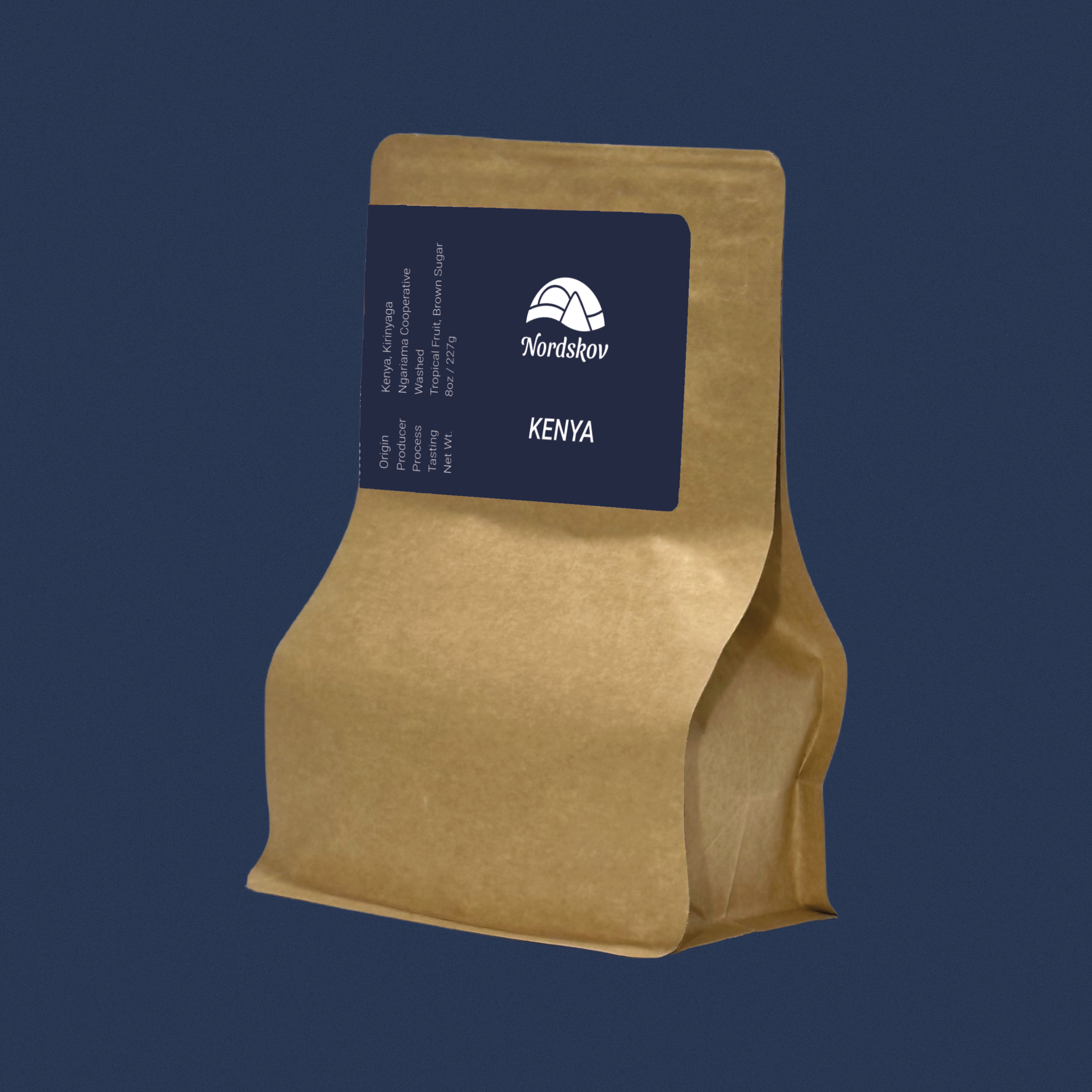 Nordskov Kenya Kainamui coffee front of bag