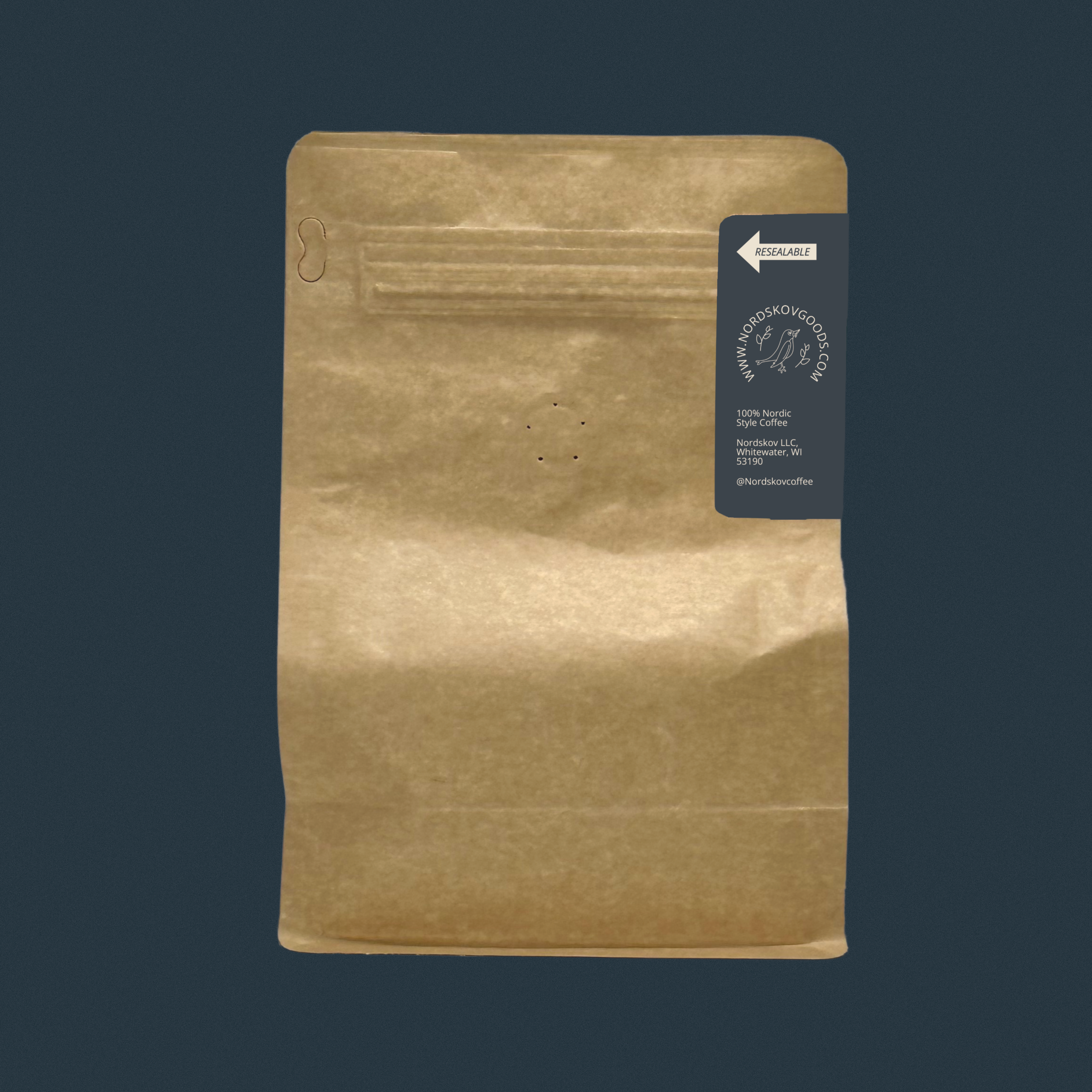 Kenya Iyego Cooperative 2025 back side of bag of coffee beans