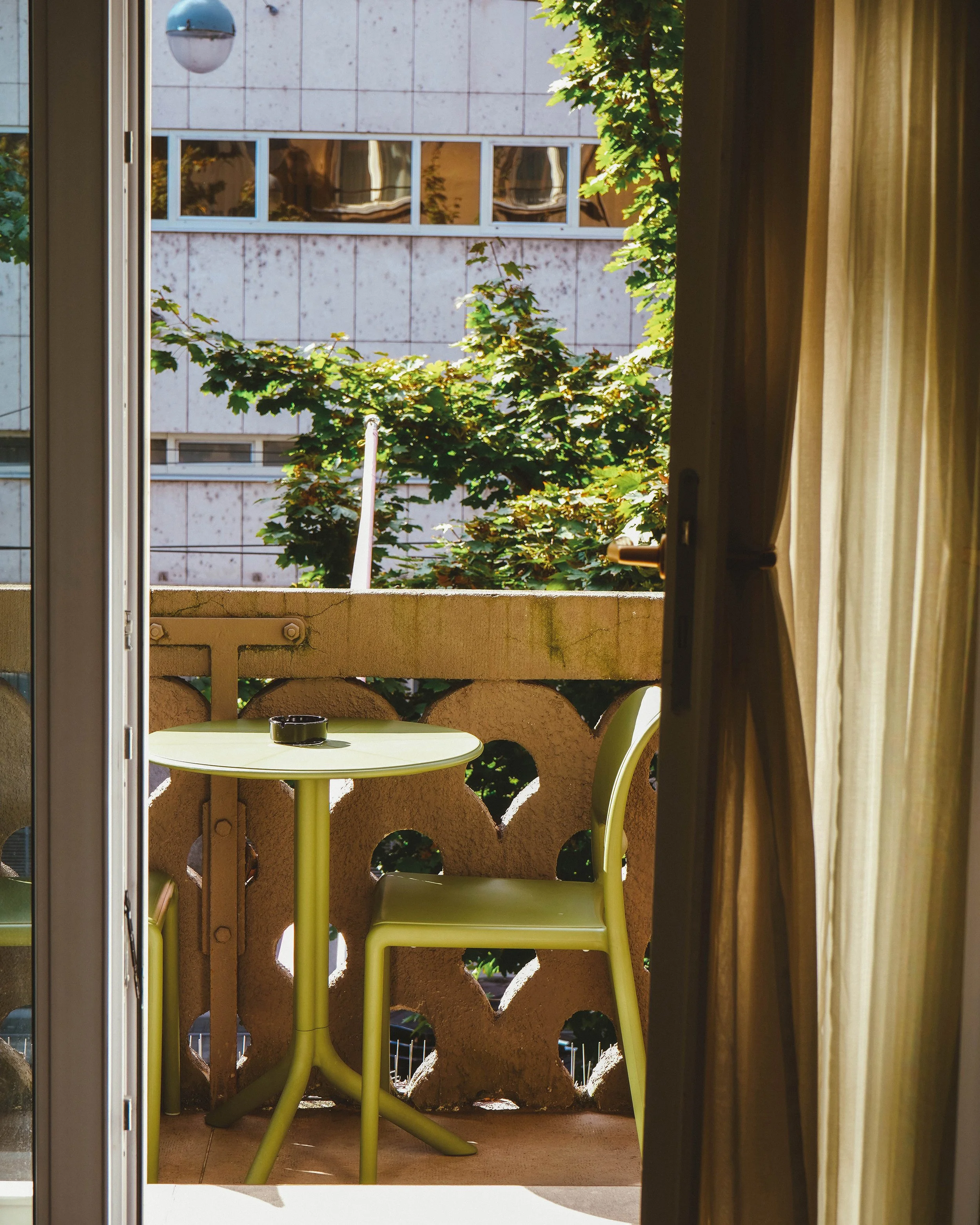 Copenhagen boutique hotel room with natural light and modern Scandinavian design