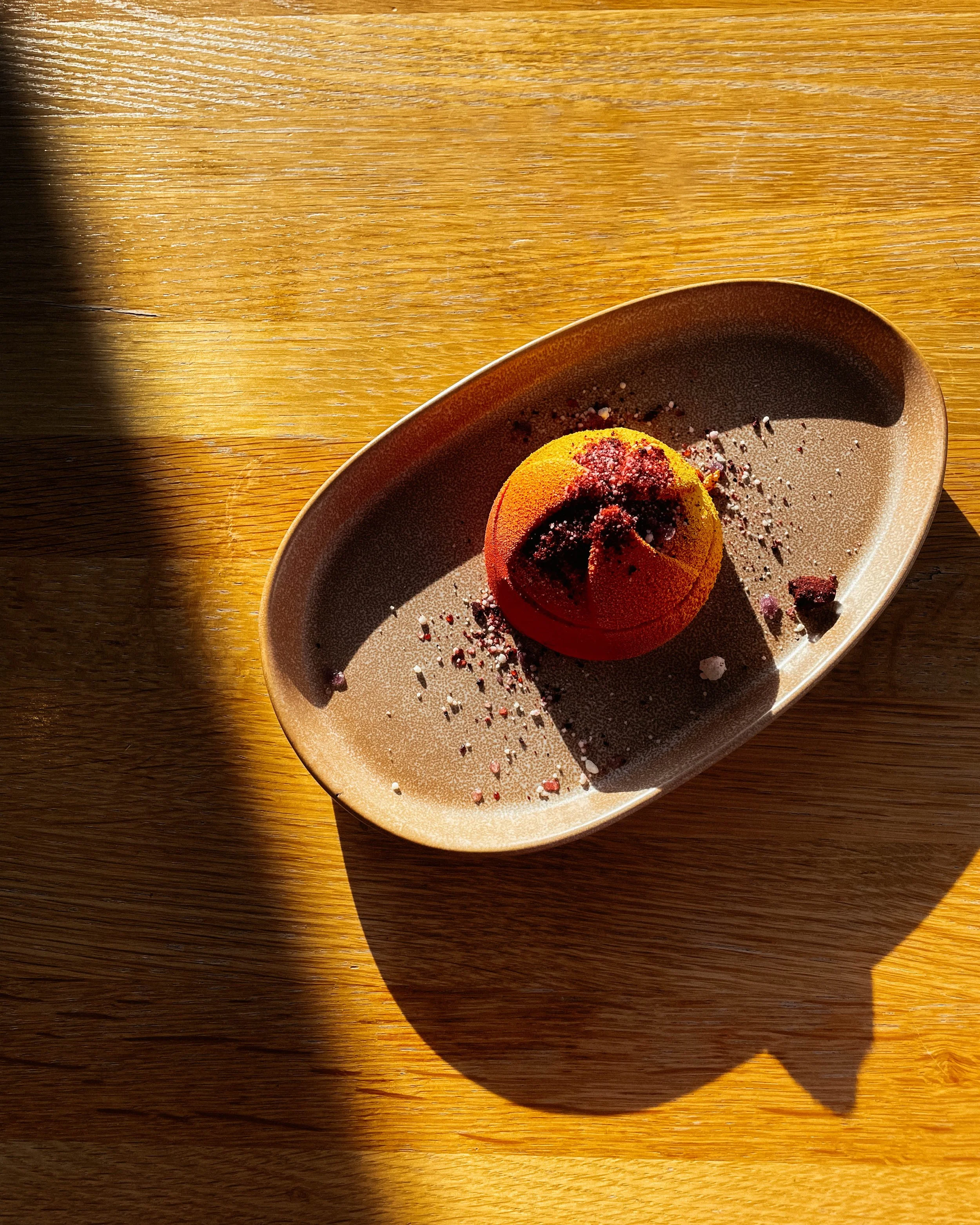 Professional food photography of a plated restaurant dish, photographed in Copenhagen for menus, websites, and marketing use.