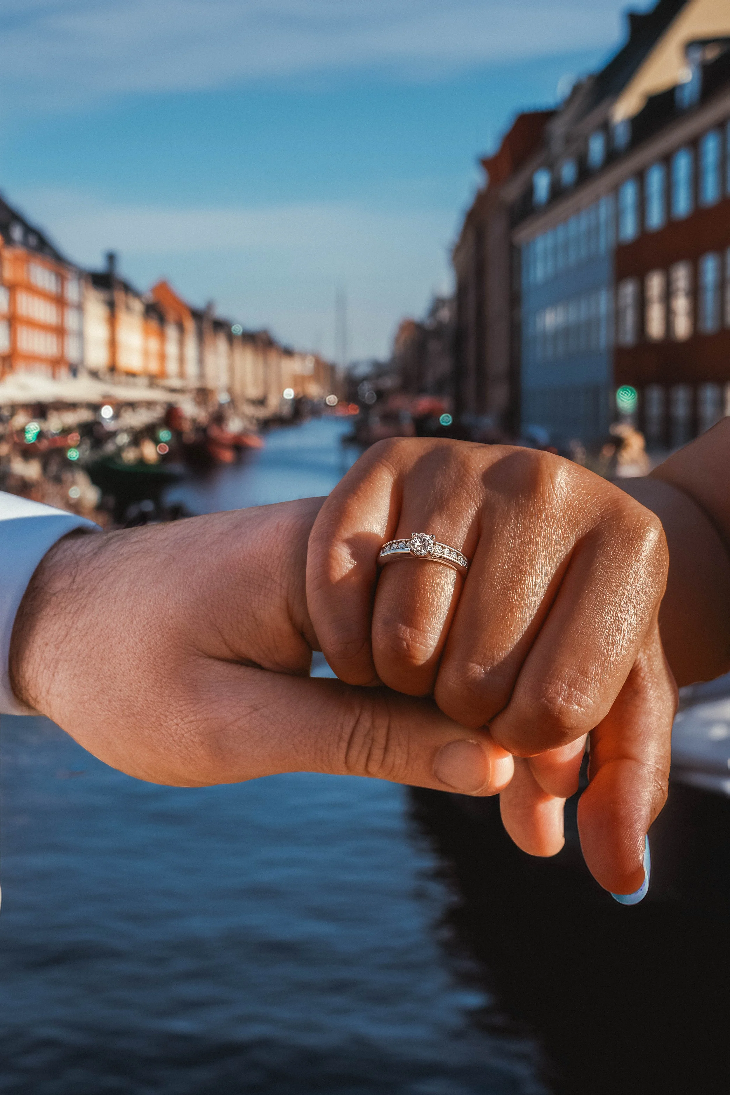 Documentary wedding moment captured in Denmark