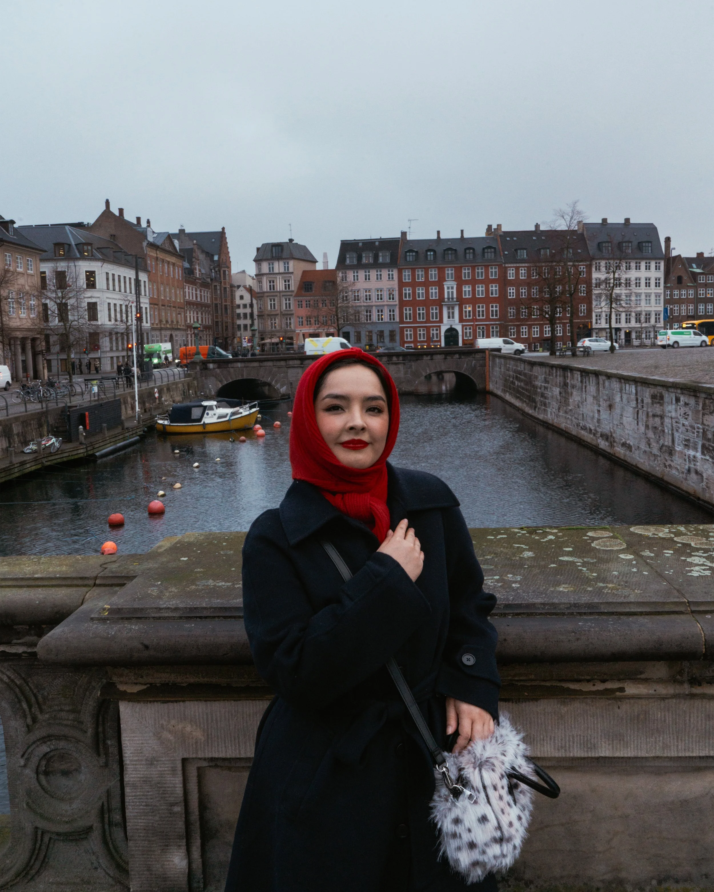 Candid lifestyle portrait captured on a guided photography walk in Copenhagen