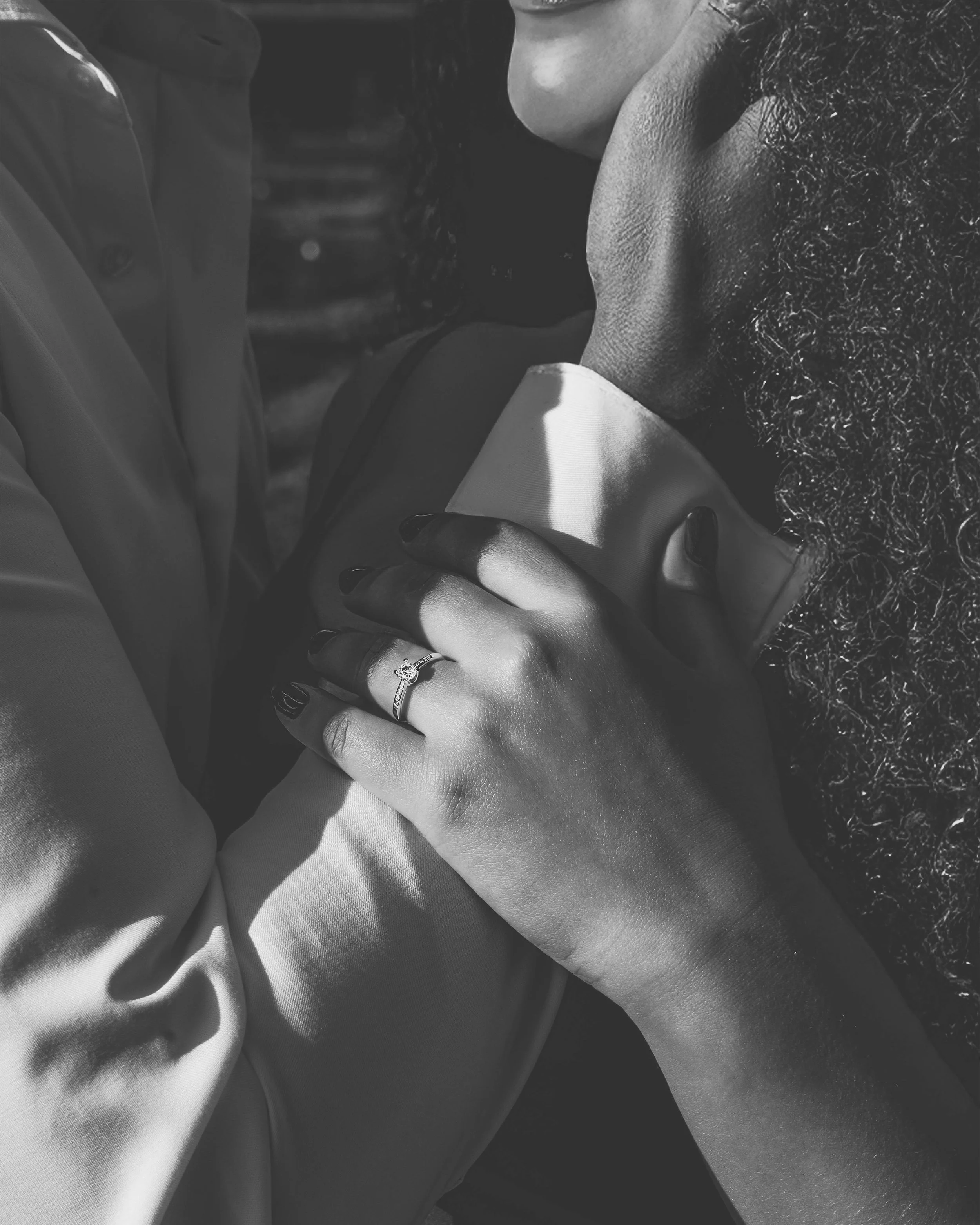 Natural engagement portrait by a Copenhagen photographer