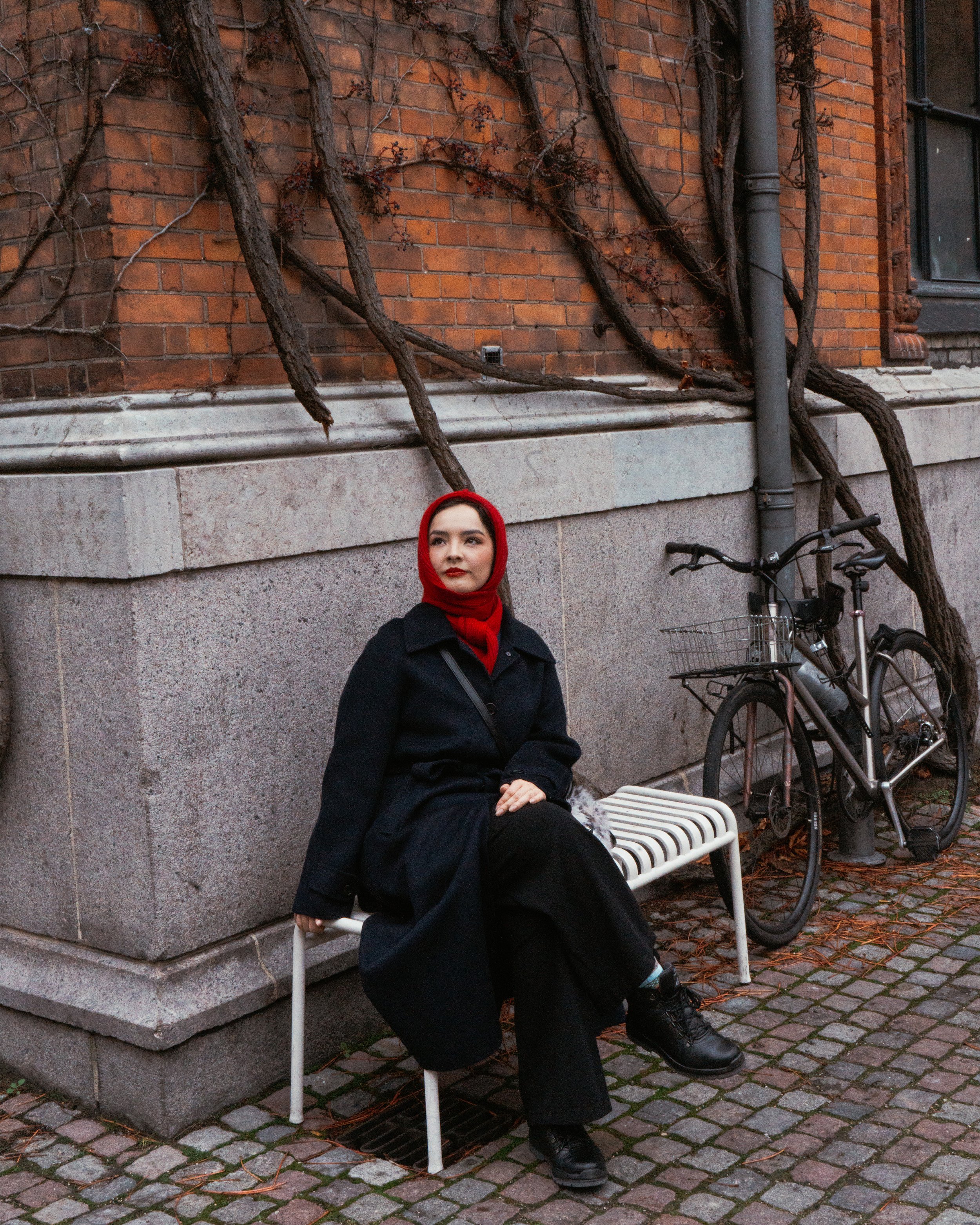 Traveller portrait photographed on a Copenhagen walking photo tour