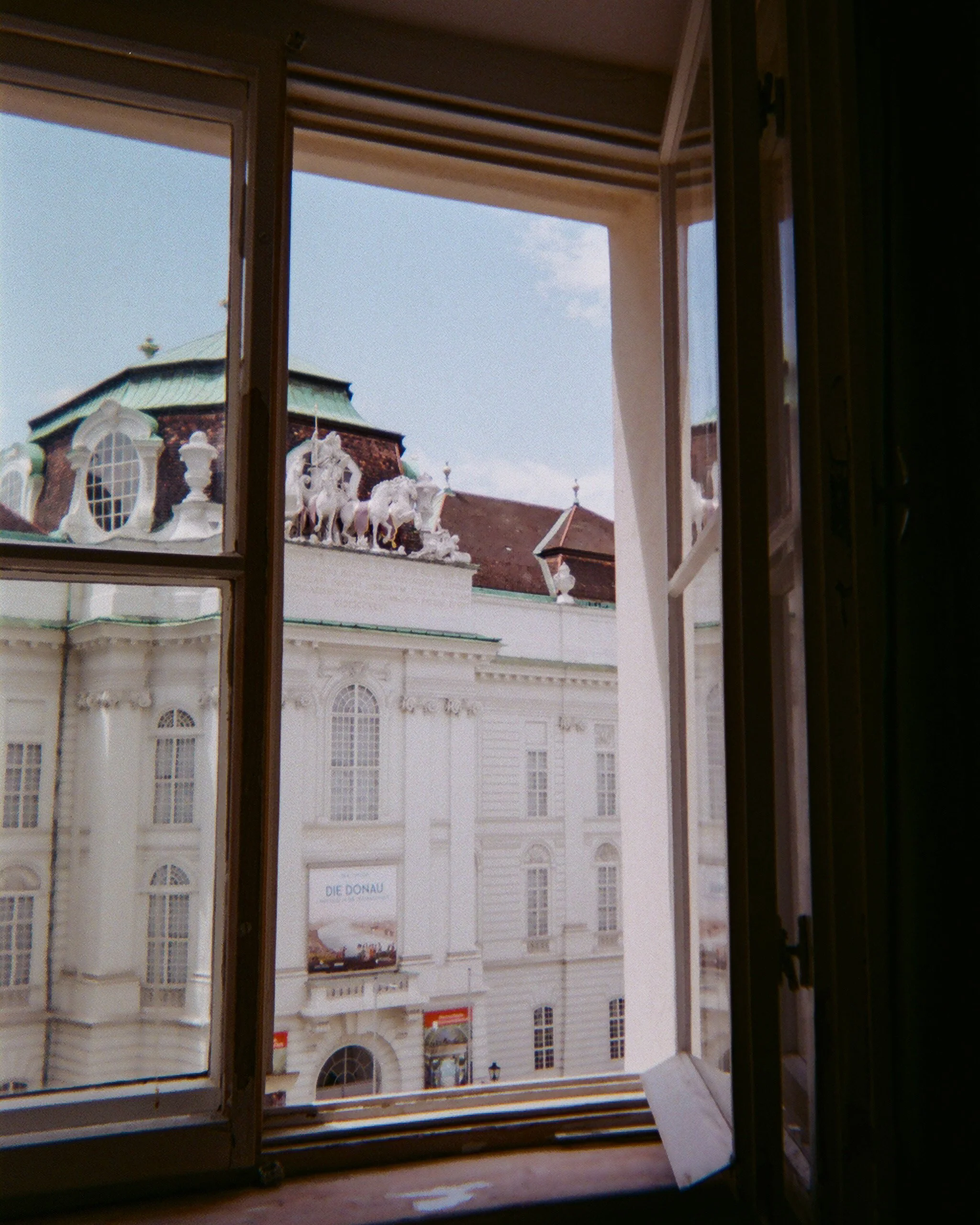 Ornate historic architecture in Vienna, Austria