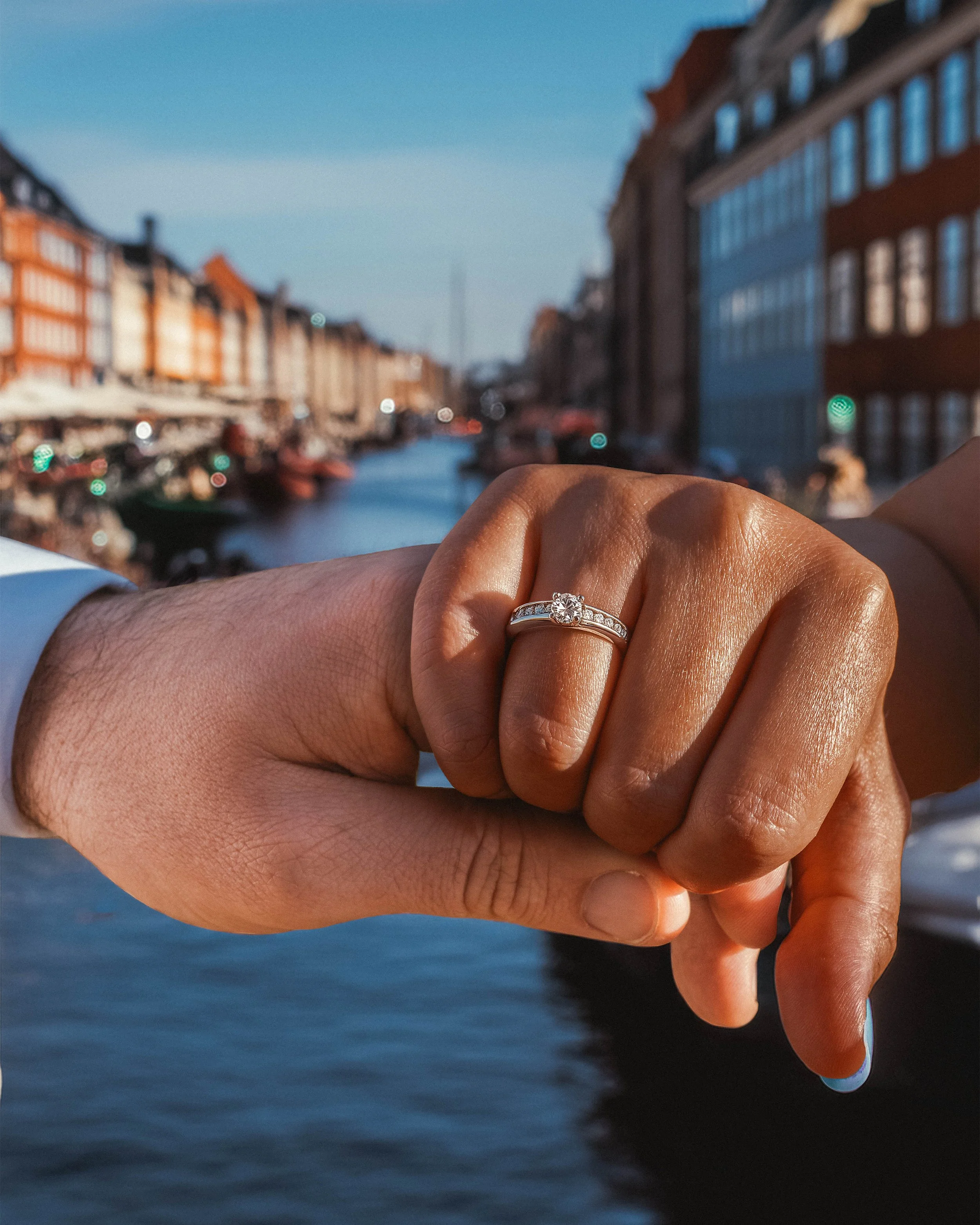 Documentary wedding moment captured in Denmark