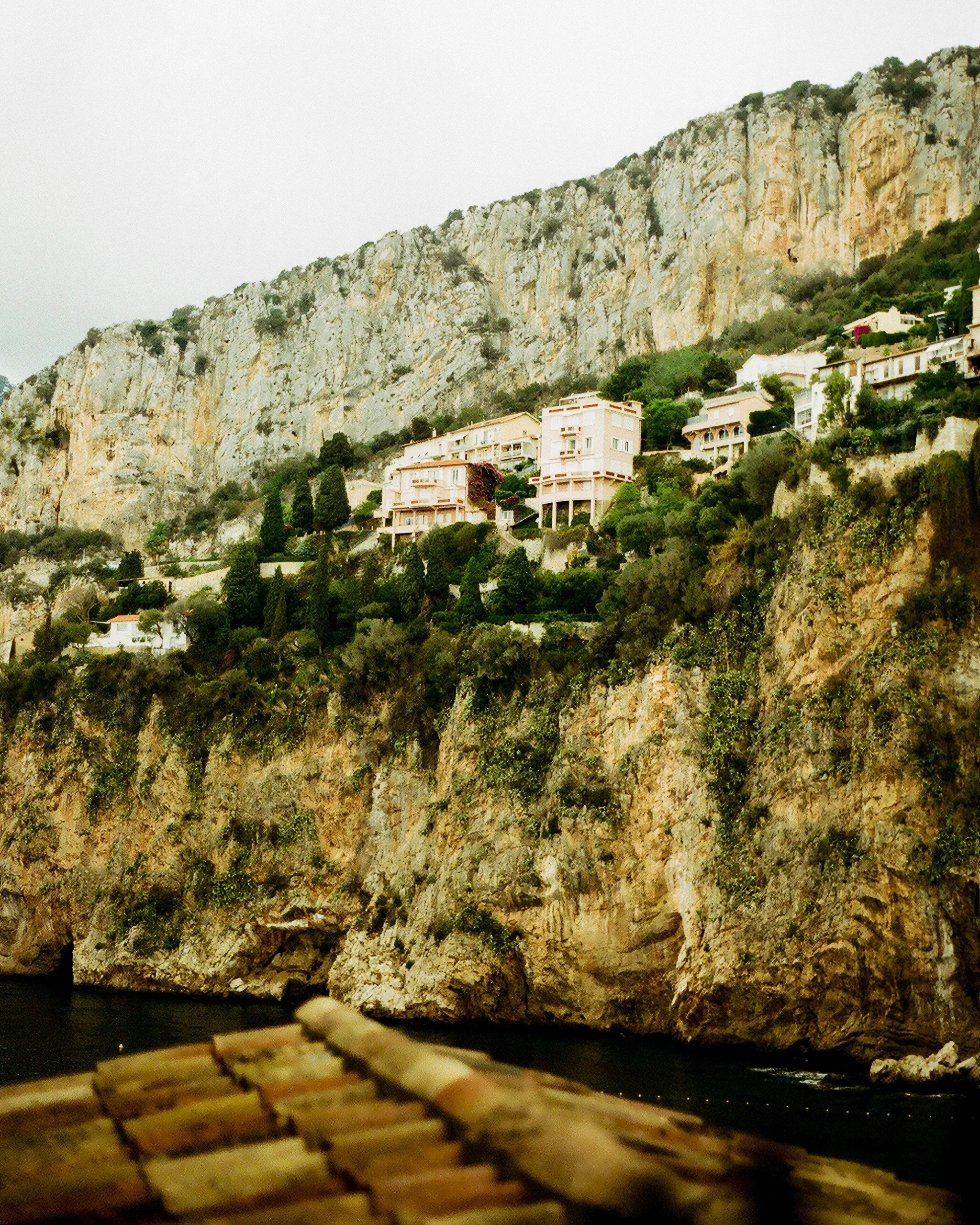 Mediterranean coastline and blue sea in the South of France